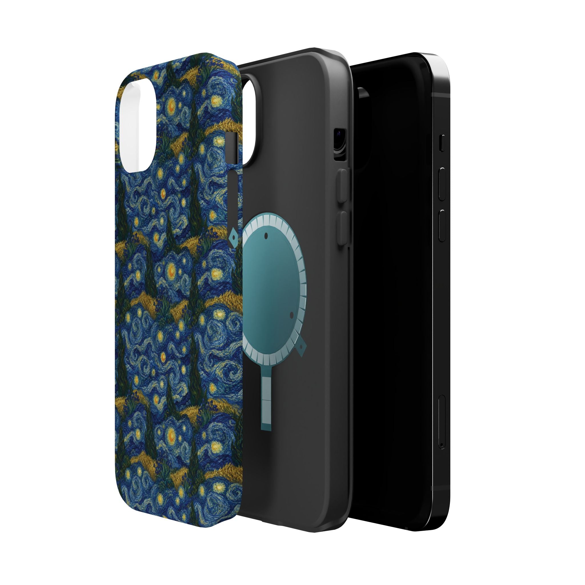 Van Gogh Illusion Magnetic Phone Case — Elegant Impact‑Resistant Art Lover Design