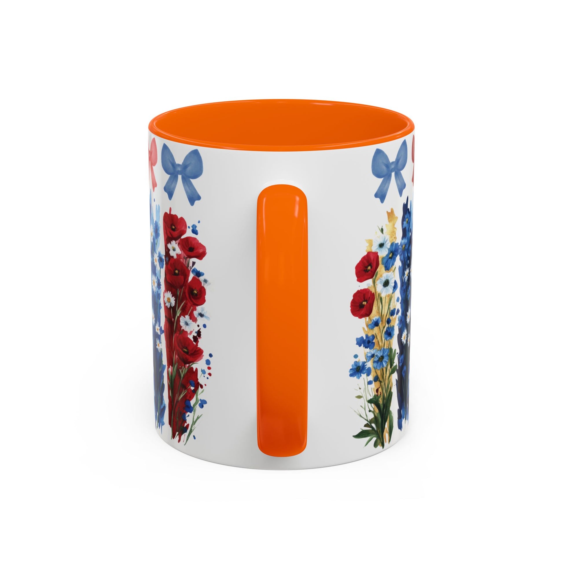 Brushstroke floral With Bows| Christian Mug with Bible Verse | Inspirational Gift for Christians | 11oz and 15oz Ceramic Coffee Mug Cozy Spring Mornings