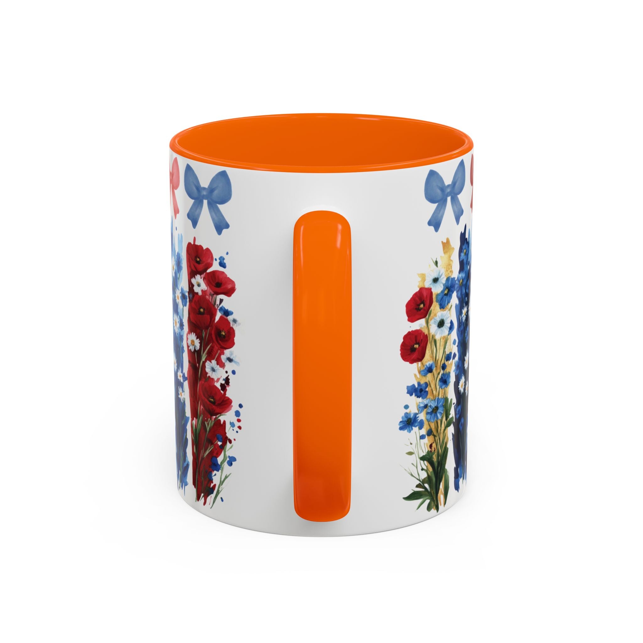Brushstroke floral With Bows| Christian Mug with Bible Verse | Inspirational Gift for Christians | 11oz and 15oz Ceramic Coffee Mug Cozy Spring Mornings