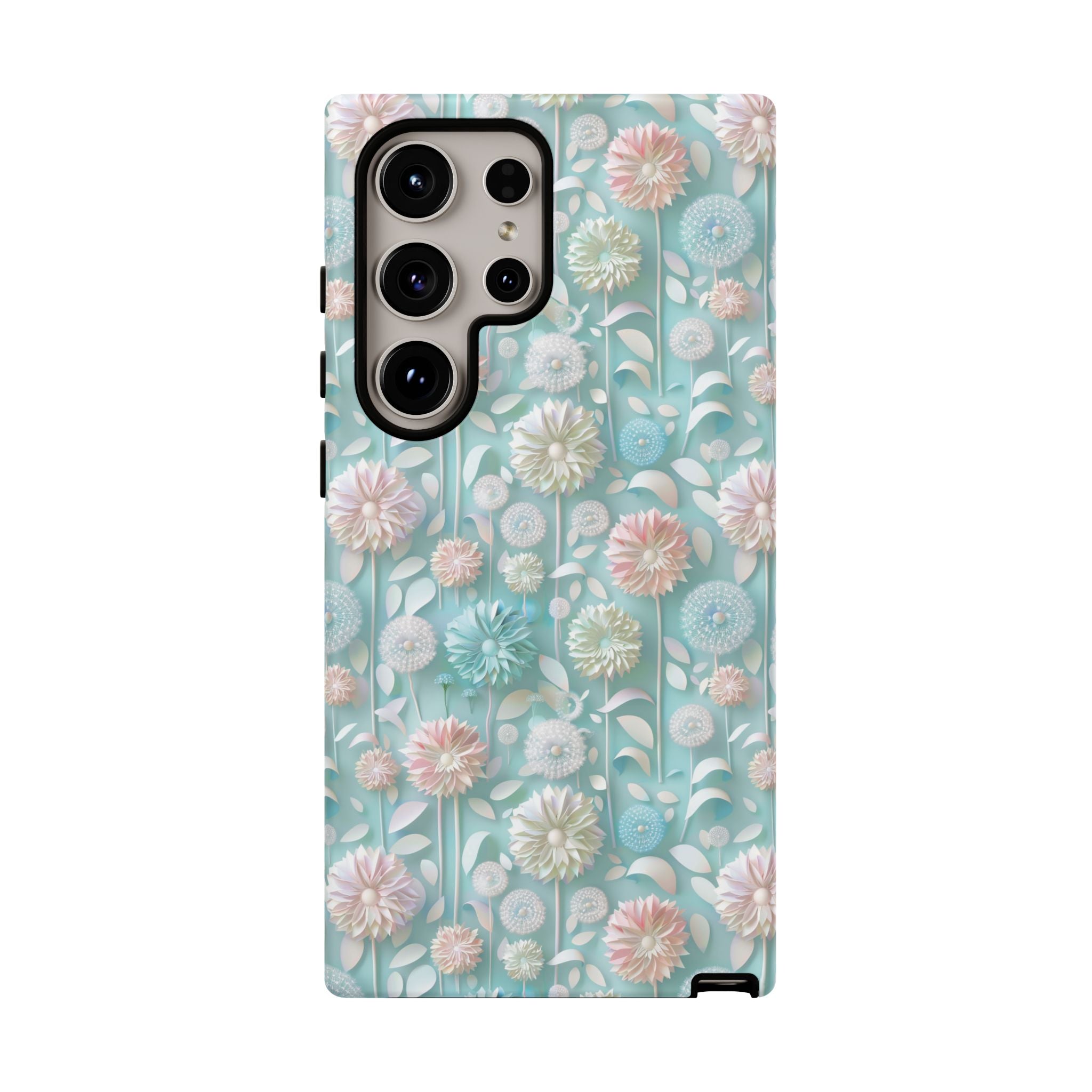 Pastel Floral Phone Case for iPhone & Samsung | Elegant and Slim Design with Shockproof Protection | Durable, Scratch-Resistant, and Lightweight | Stylish Accessory