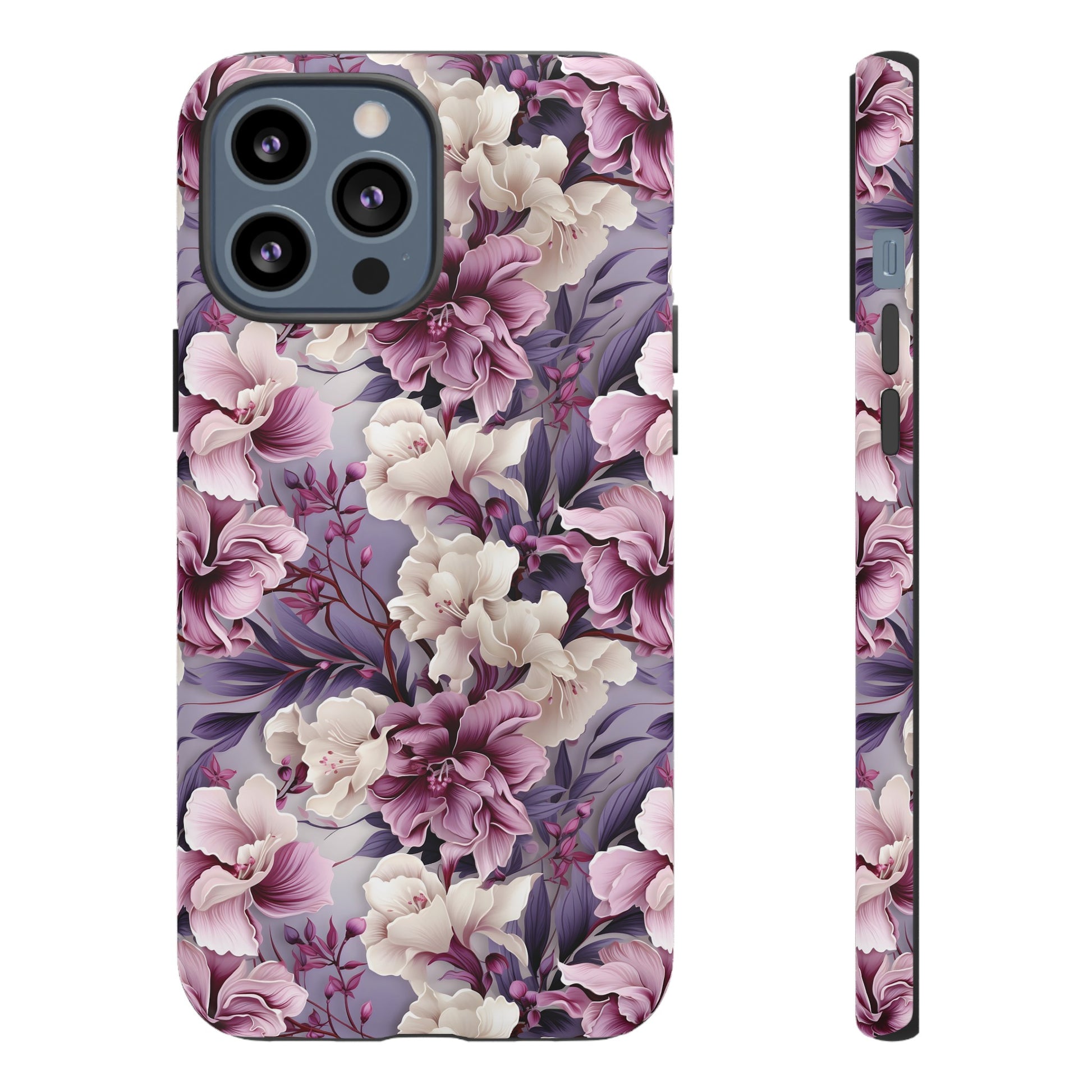 Lavender Flowers Protective Phone Case Gift for Her Phone 15, Samsung iPhone Samsung Gift for Her Case iPhone 15, Samsung