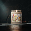 Wildflower Floral Candle 9oz Perfect for Relaxation Home Ambiance Scented Soy Candle, 9oz, Wedding, Bridal Shower, Mother's Day Gift Housewarming Gift.