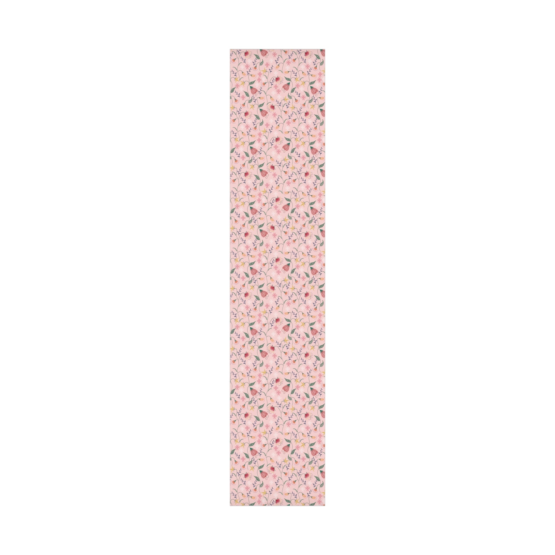 Pink Wildflowers Wrapping Paper Pink Bows Cherries Elegance Perfect for Gifts Weddings, Bridal Baby Showers All Occasion - MRSBYVALLE