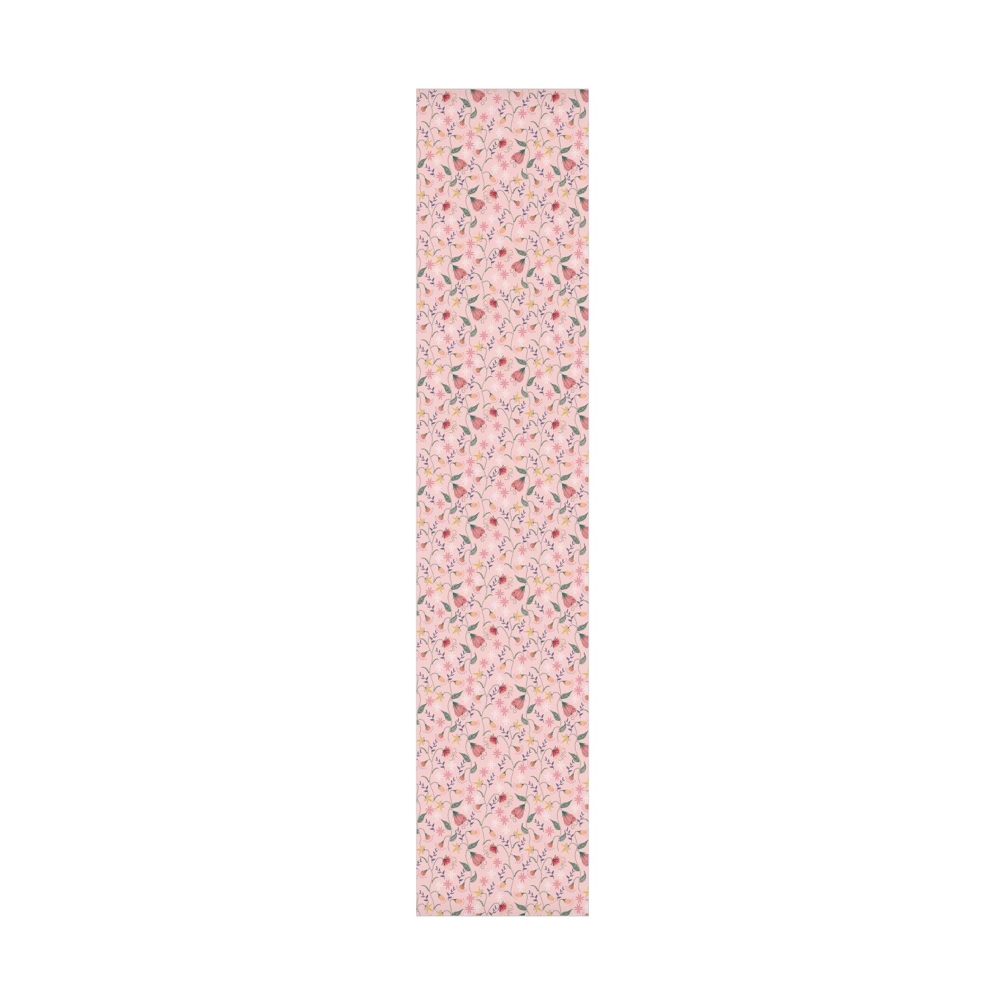 Pink Wildflowers Wrapping Paper Pink Bows Cherries Elegance Perfect for Gifts Weddings, Bridal Baby Showers All Occasion - MRSBYVALLE
