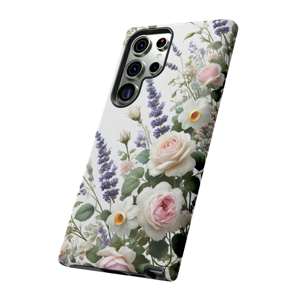Boho Floral Fall Phone Case for iPhone 17,16  21 23 Samsung, and Pixel | Stylish Protective Cover Gift for Her Perfect for Floral Lover