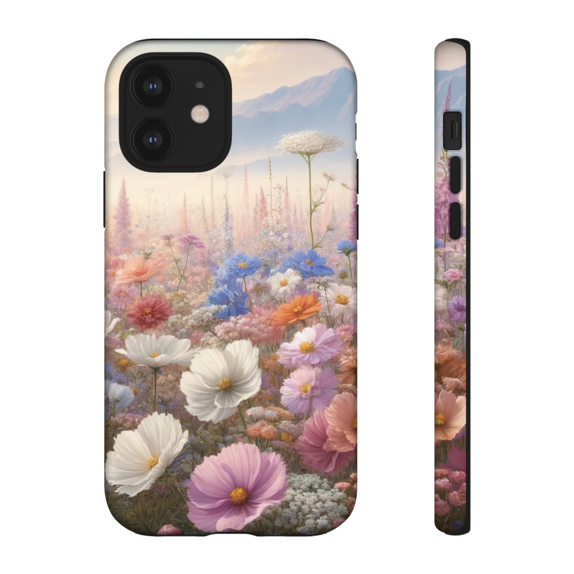 Phone Case Floral Boho Luxury Tough Case Floral Elegant Durable Stylish for Modern Devices iPhone 15, Samsung iPhone Samsung Accessory Gift for Her.