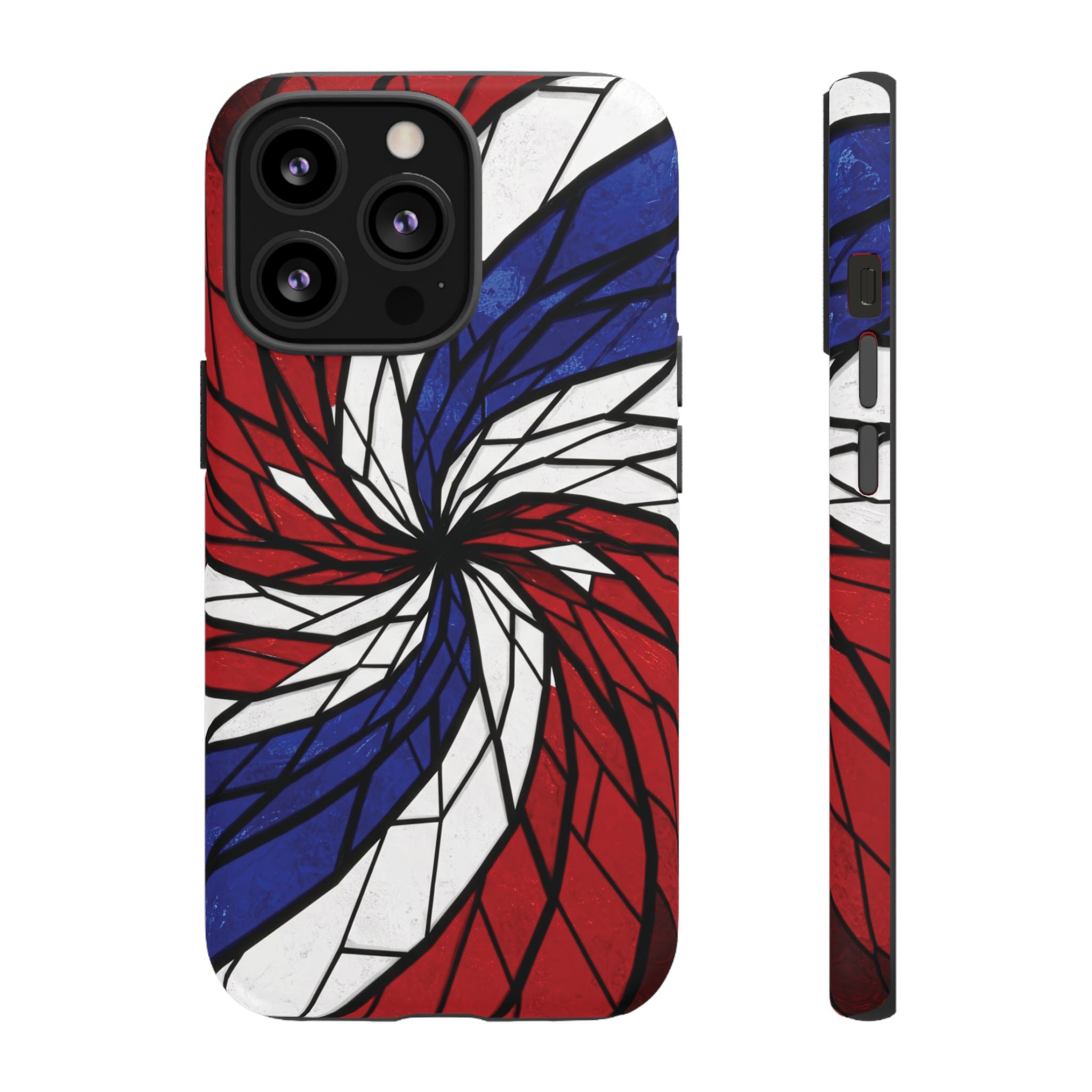 Patriotic Red White & Blue Phone Case – USA Flag Design, Independence Day Gift, Protective Cover for iPhone, Samsung, Pixel