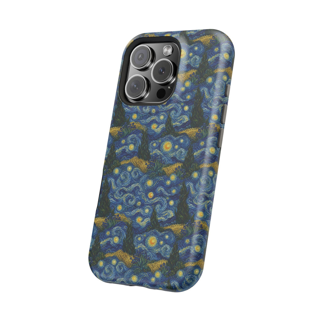 Van Gogh Illusion Magnetic Phone Case — Elegant Impact‑Resistant Art Lover Design
