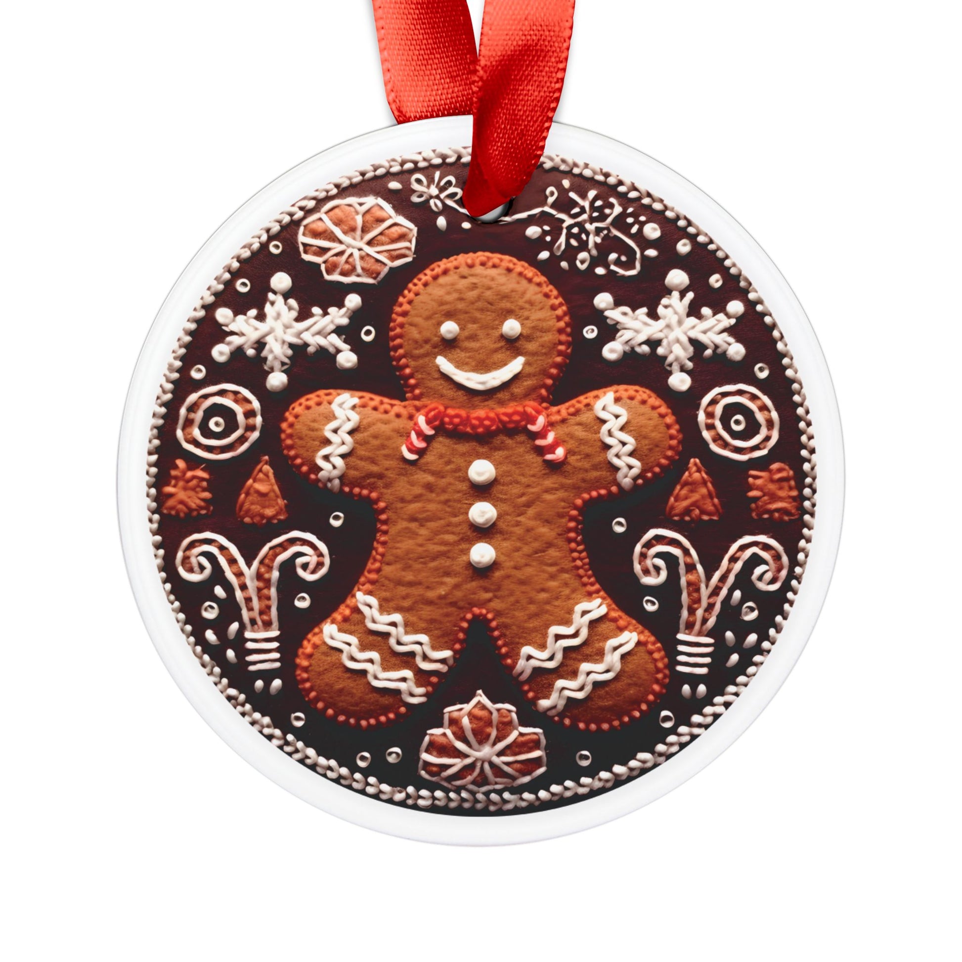 Gingerbread Man Christmas Ornament - Festive Holiday Décor for Tree, Home, Office | Best Christmas Decoration Gift Ideal for Tree Trimming and Gift Giving