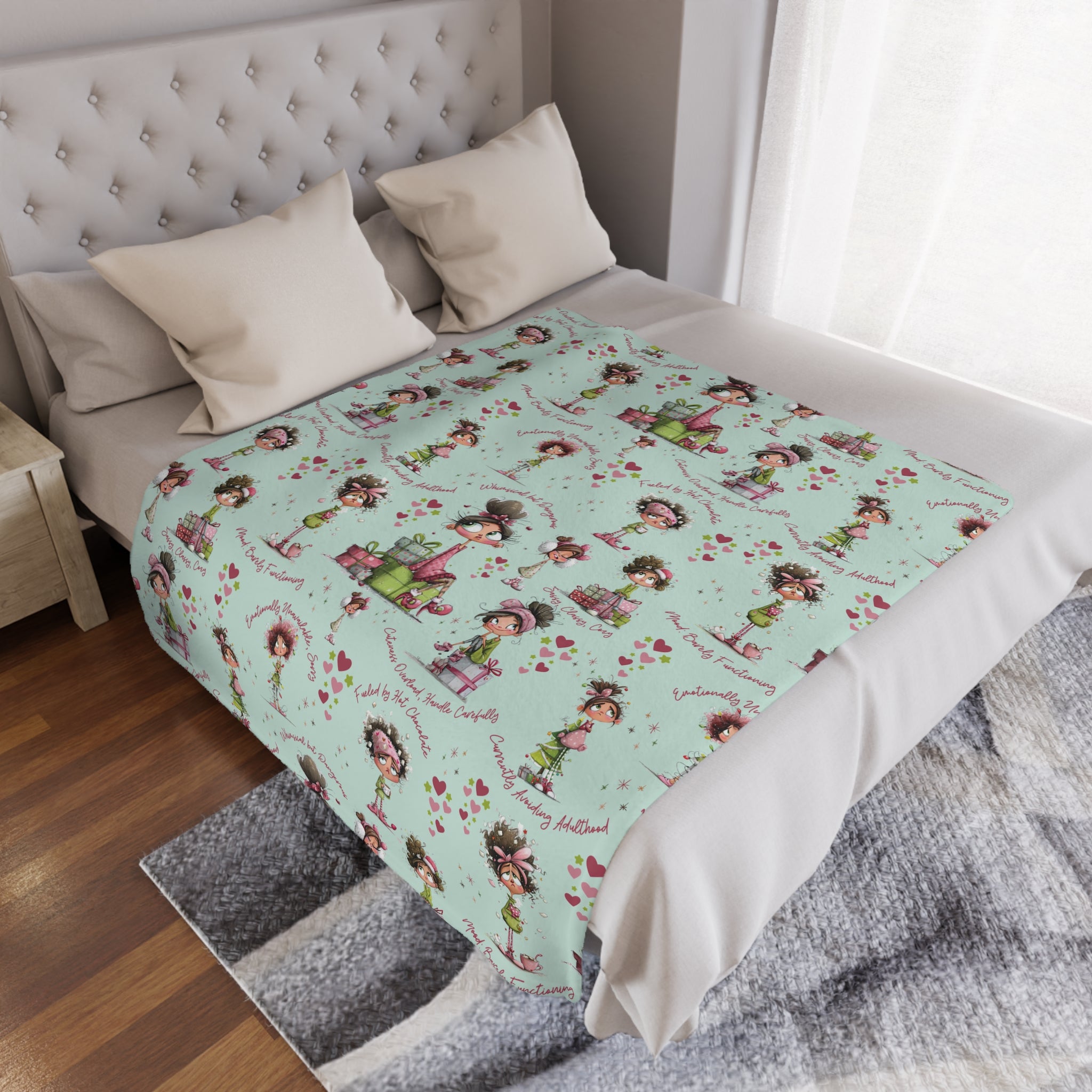 Whimsical Minky Blanket for Cozy Comfort