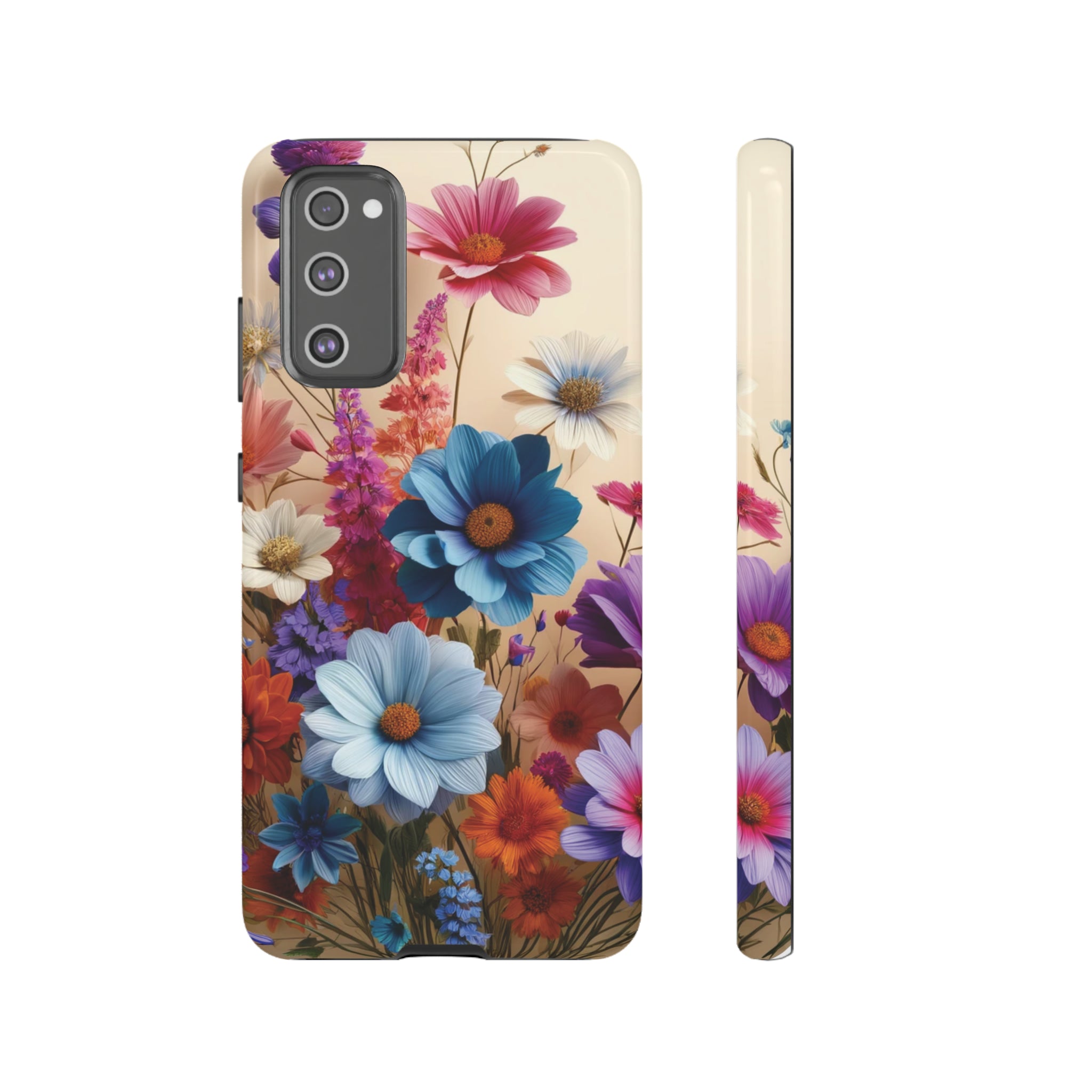 Best Phone Case Floral 3D Illusion Luxury Tough Case Floral Elegant Durable Stylish for Modern Devices iPhone 15, Samsung iPhone Samsung Accessory Gift for Her.
