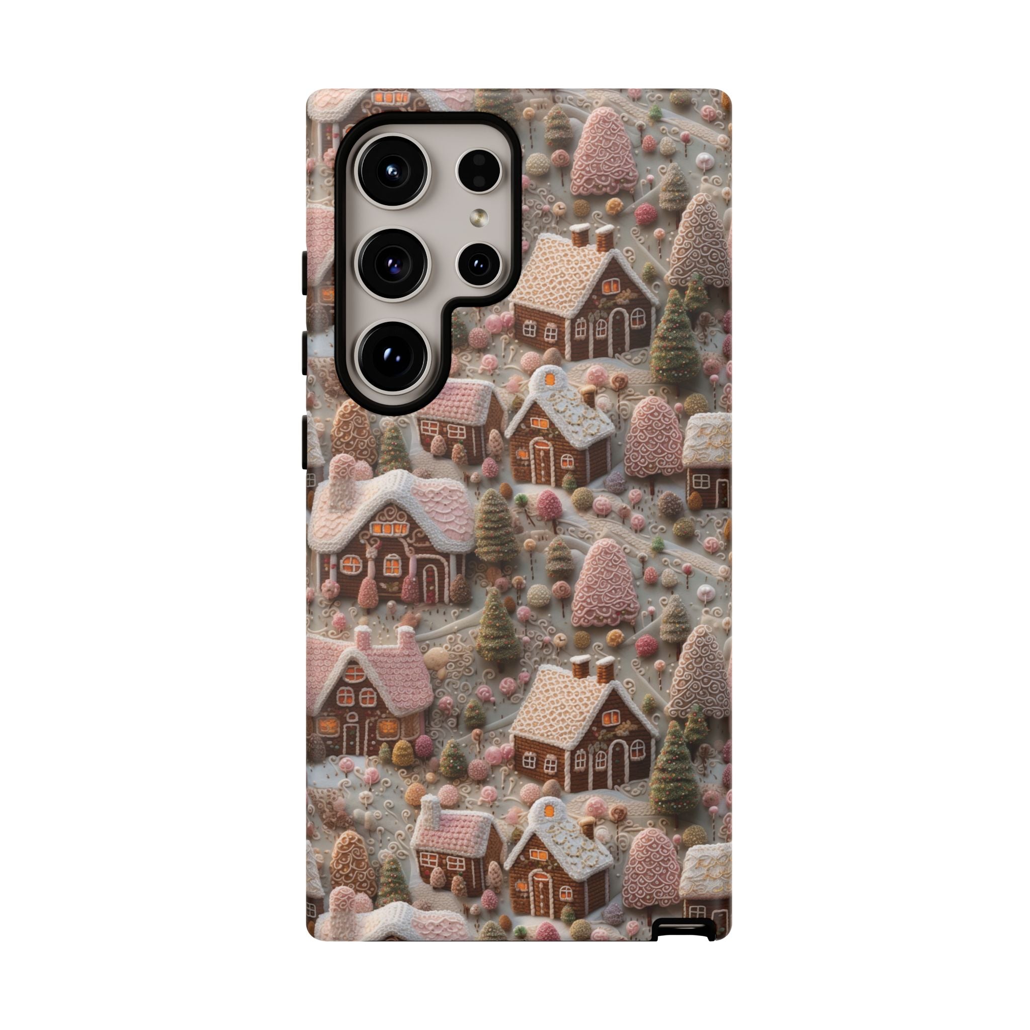 Gingerbread House 3D Phone Case Durable for iPhone Samsung Gift iPhone 15, 14, 13 Samsung Pixel Gift for Mom Accessory Gift for Her