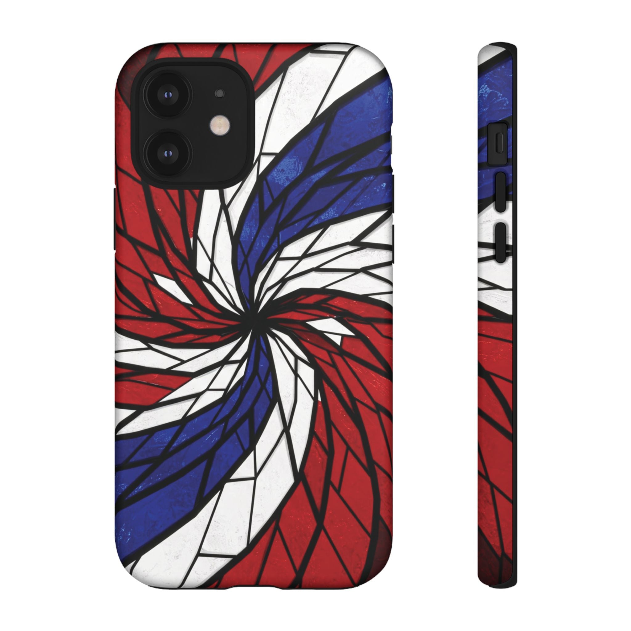 Patriotic Red White & Blue Phone Case – USA Flag Design, Independence Day Gift, Protective Cover for iPhone, Samsung, Pixel