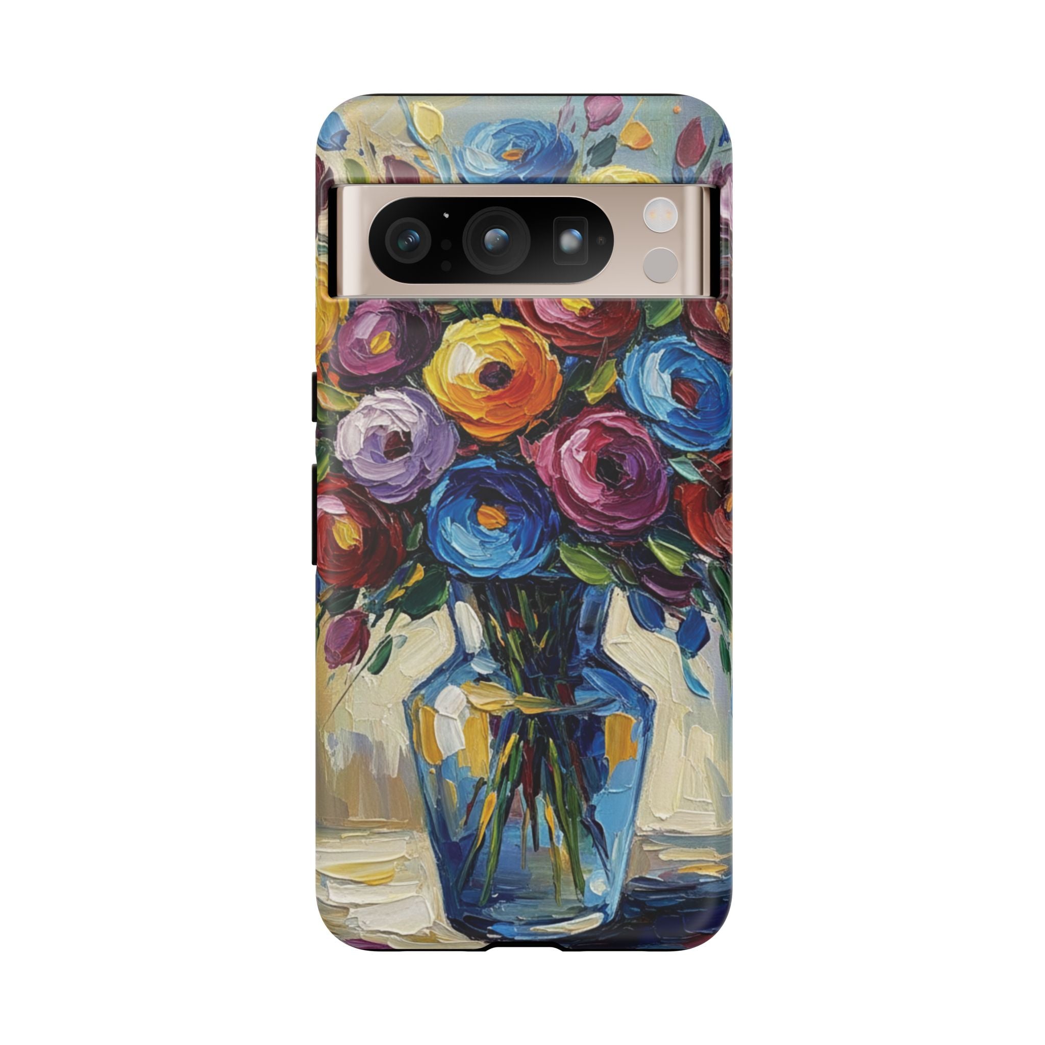 Floral Luxury Oil Painting Illusion Tough Case — Floral Art Phone Case for Art Lovers