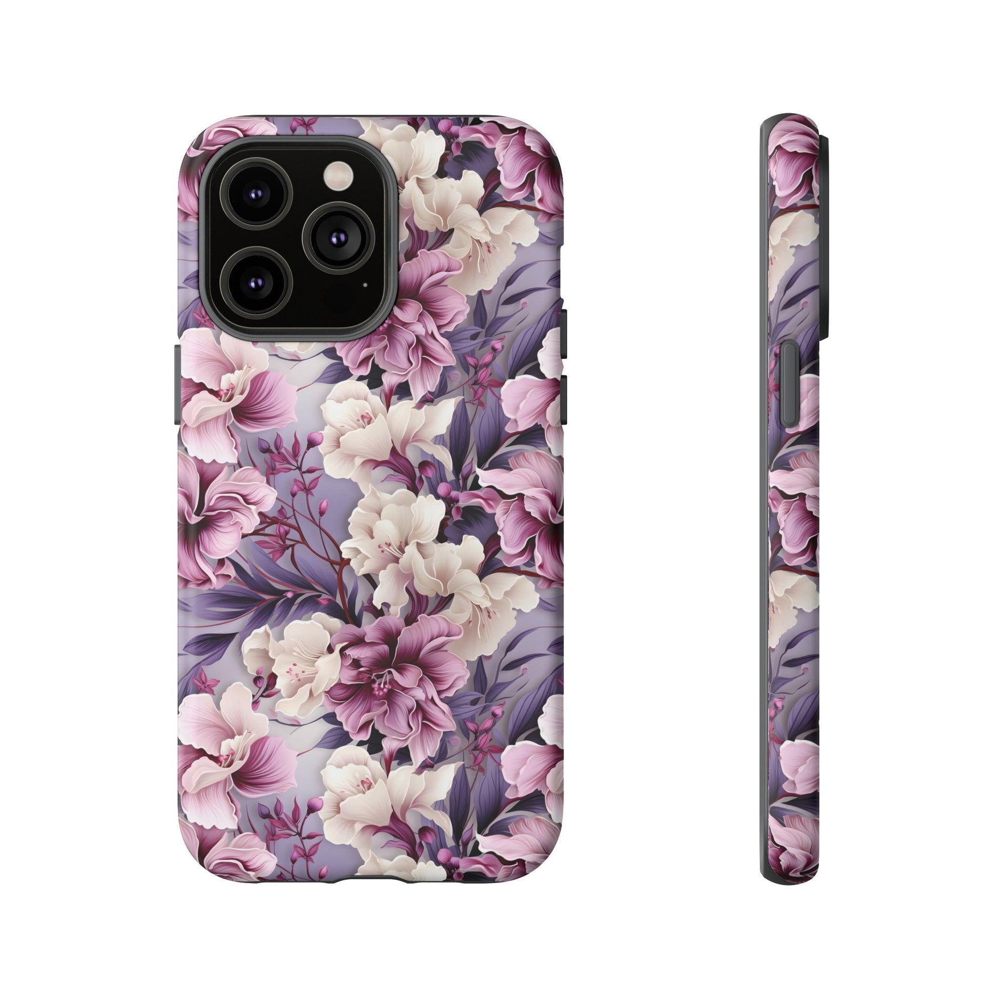 Lavender Flowers Protective Phone Case Gift for Her Phone 15, Samsung iPhone Samsung Gift for Her Case iPhone 15, Samsung