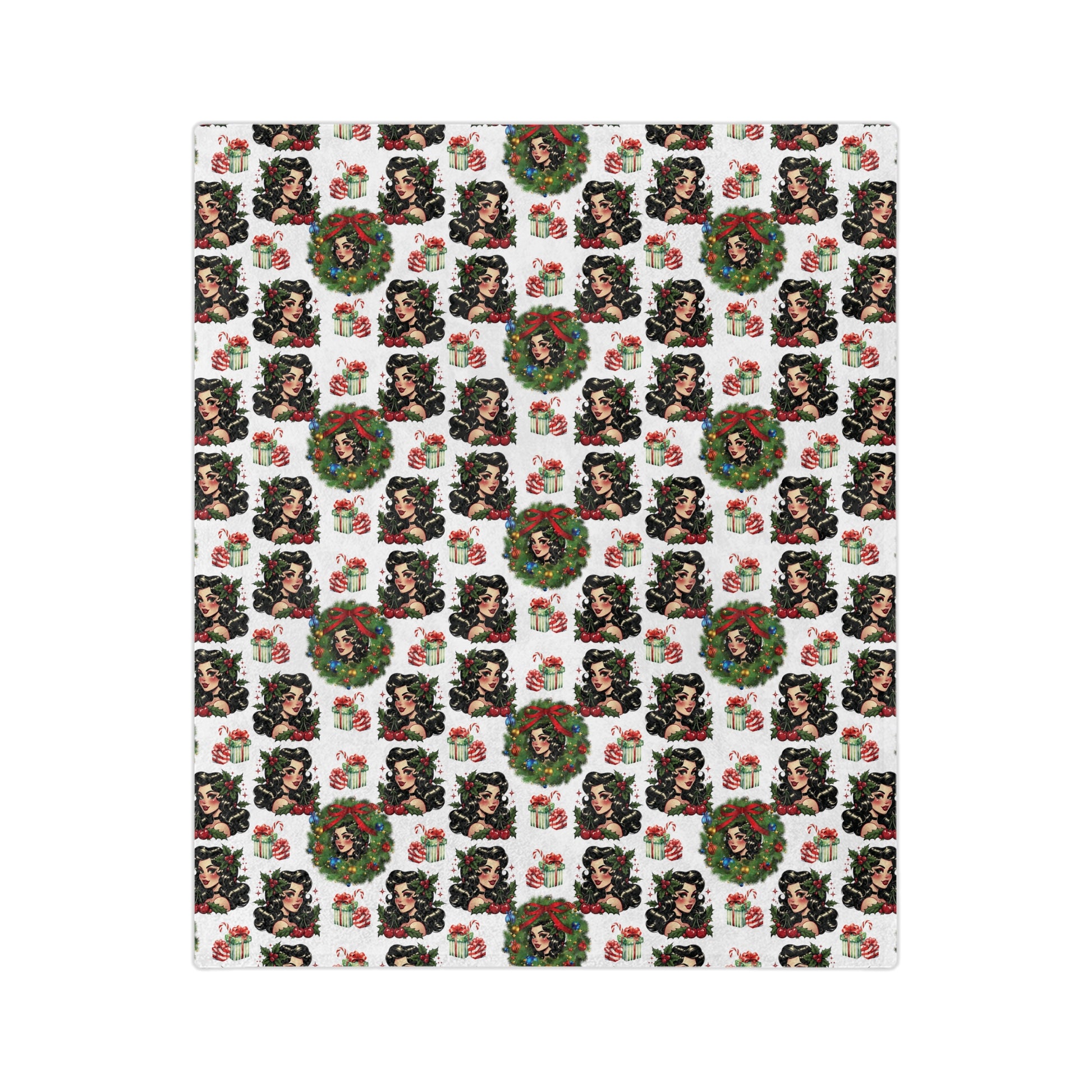 Retro 50s Women Minky Blanket Throw Ultra-Soft Minky Blanket Cozy Comfort Blanket Elegant Home Decor Plush Microfiber for Maximum Comfort Blanket, Perfect for Snuggling Decor, Cozy All-Season Warmth, Housewarming Gift Throw - MRSBYVALLE