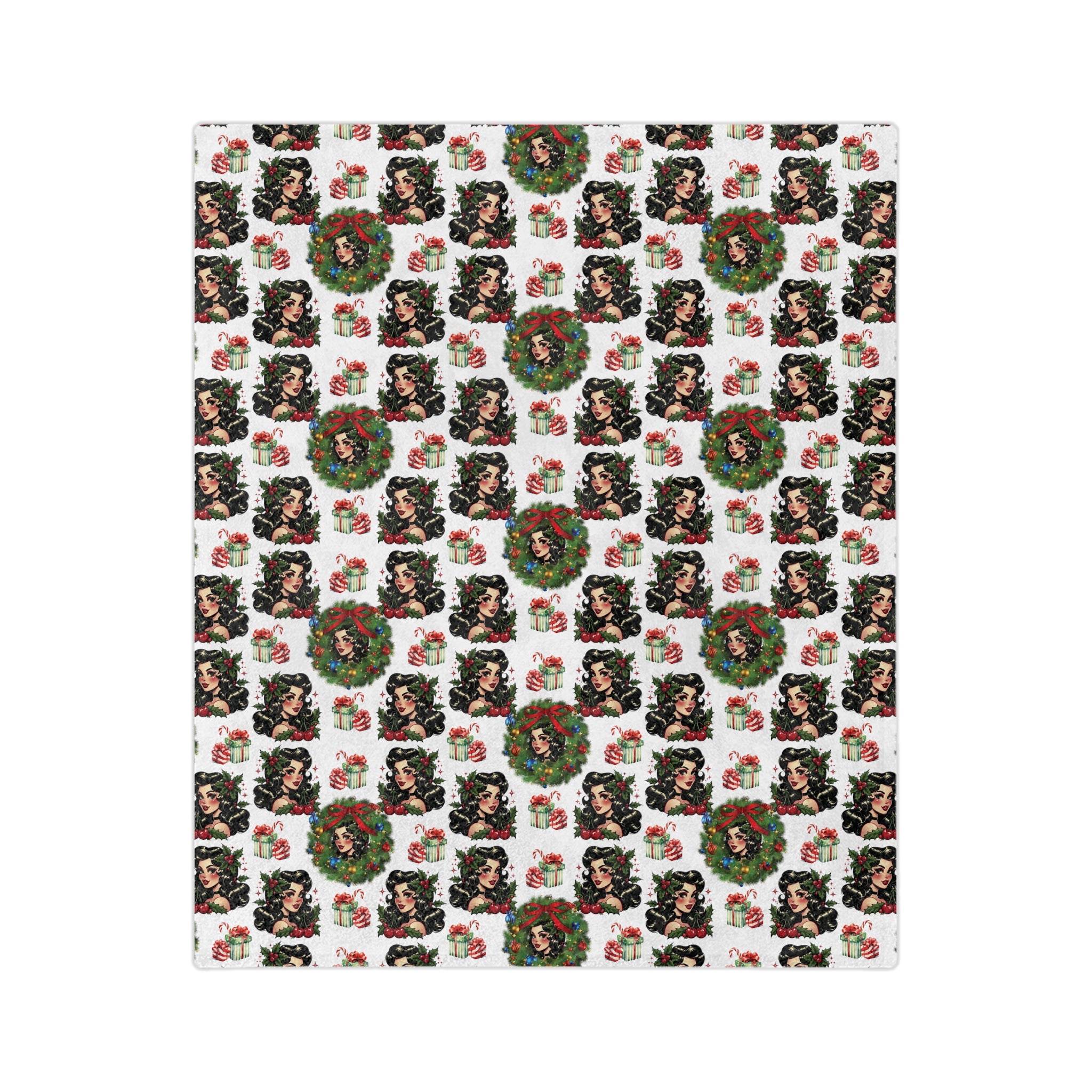 Retro 50s Women Minky Blanket Throw Ultra-Soft Minky Blanket Cozy Comfort Blanket Elegant Home Decor Plush Microfiber for Maximum Comfort Blanket, Perfect for Snuggling Decor, Cozy All-Season Warmth, Housewarming Gift Throw - MRSBYVALLE