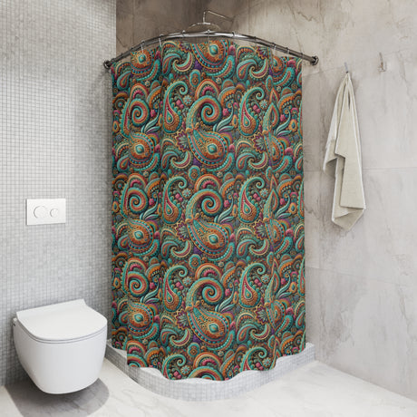 Paisley Shower Curtains Refresh your bathroom with our bright paisley shower curtains—bursting with color and style. Transform your space and shop now for a vibrant upgrade!