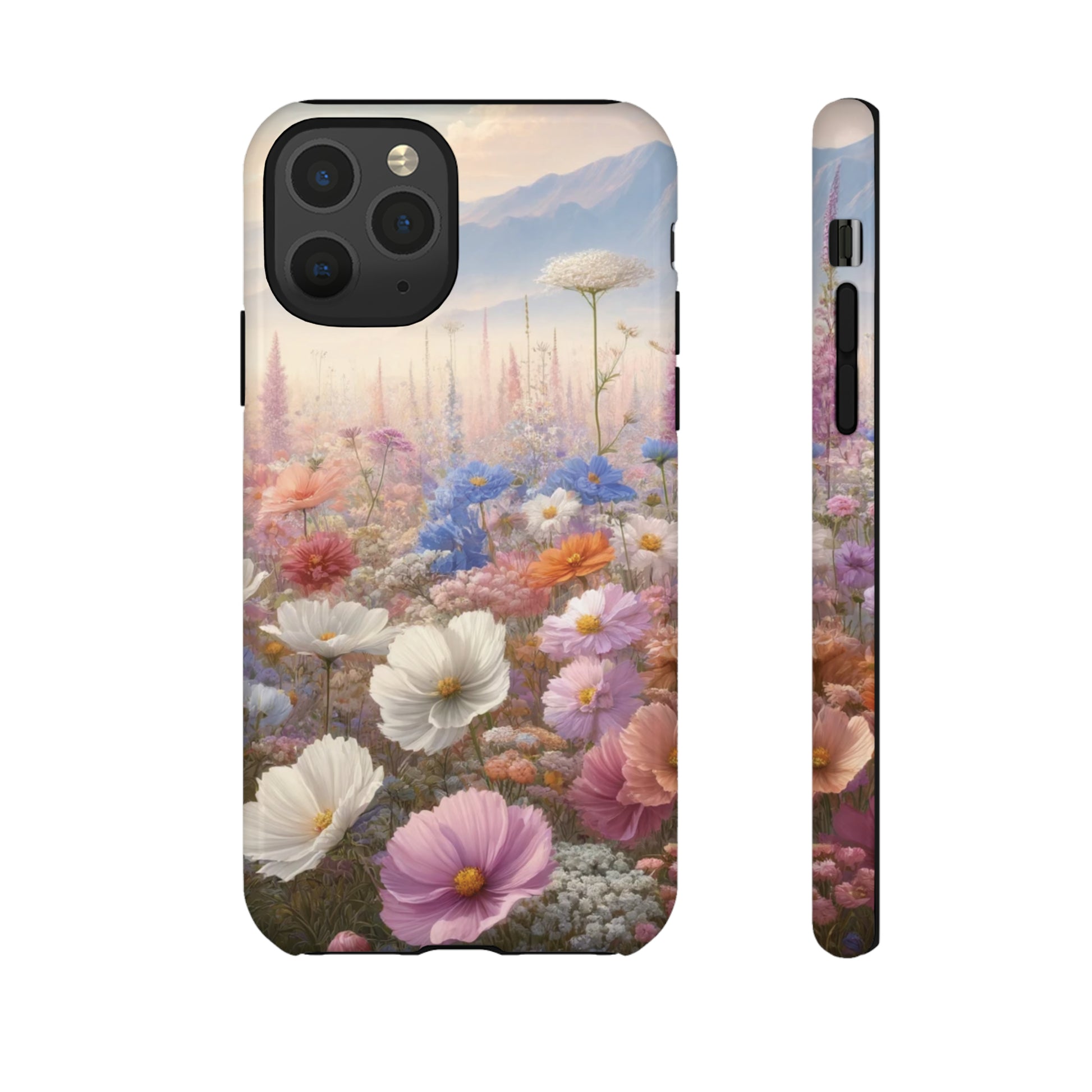 Phone Case Floral Boho Luxury Tough Case Floral Elegant Durable Stylish for Modern Devices iPhone 15, Samsung iPhone Samsung Accessory Gift for Her.