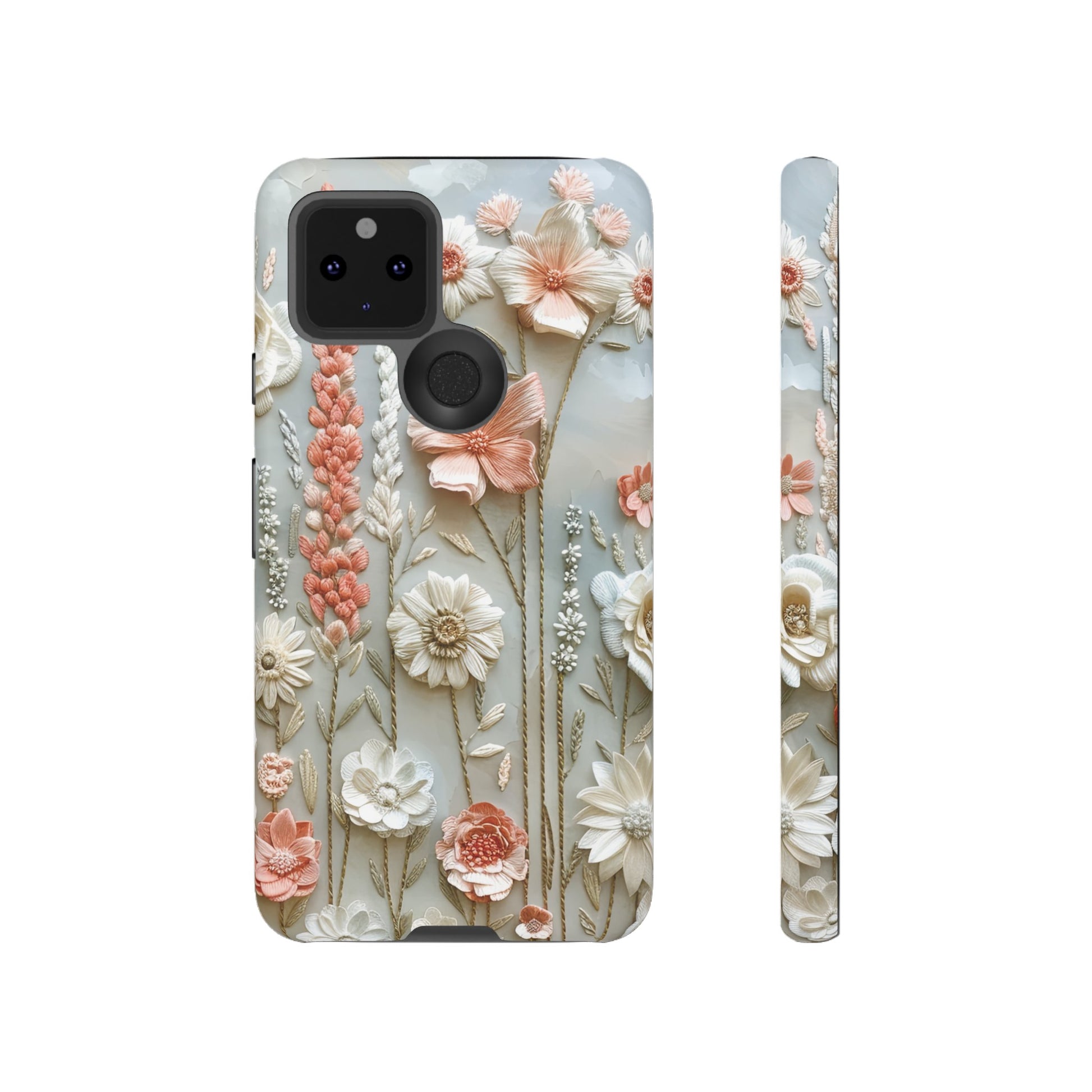 Pastel Wildflowers Protective Phone Case Gift for Her Phone 15, Samsung iPhone Samsung Gift for Her Case iPhone 15, Samsung iPhone Samsung Accessory Gift for Her