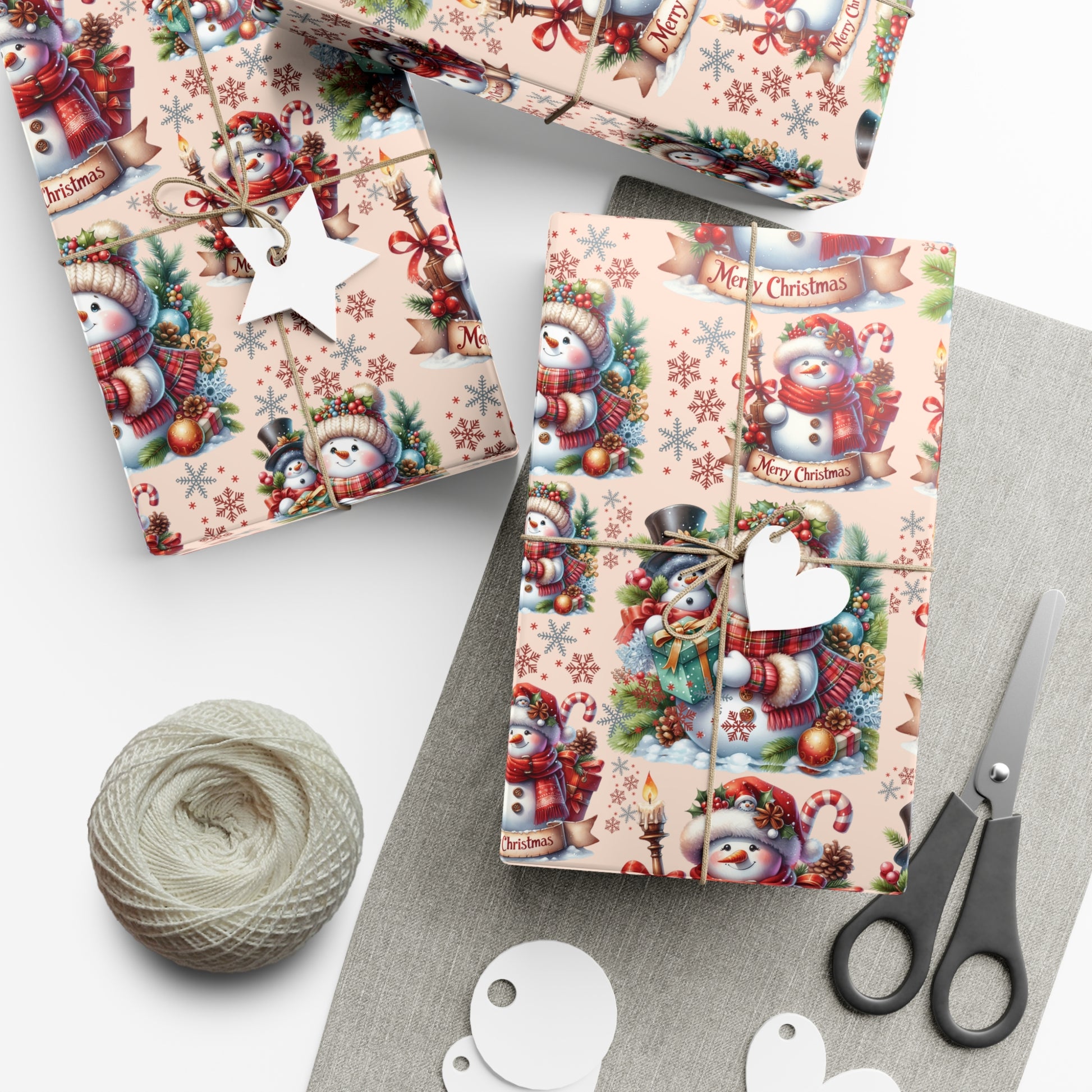 Christmas Wrapping Paper Whimsical Winter Wonderland with Festive Gifts Perfect for a Magical Holiday Season in Matte/Satin, All Occasion - MRSBYVALLE