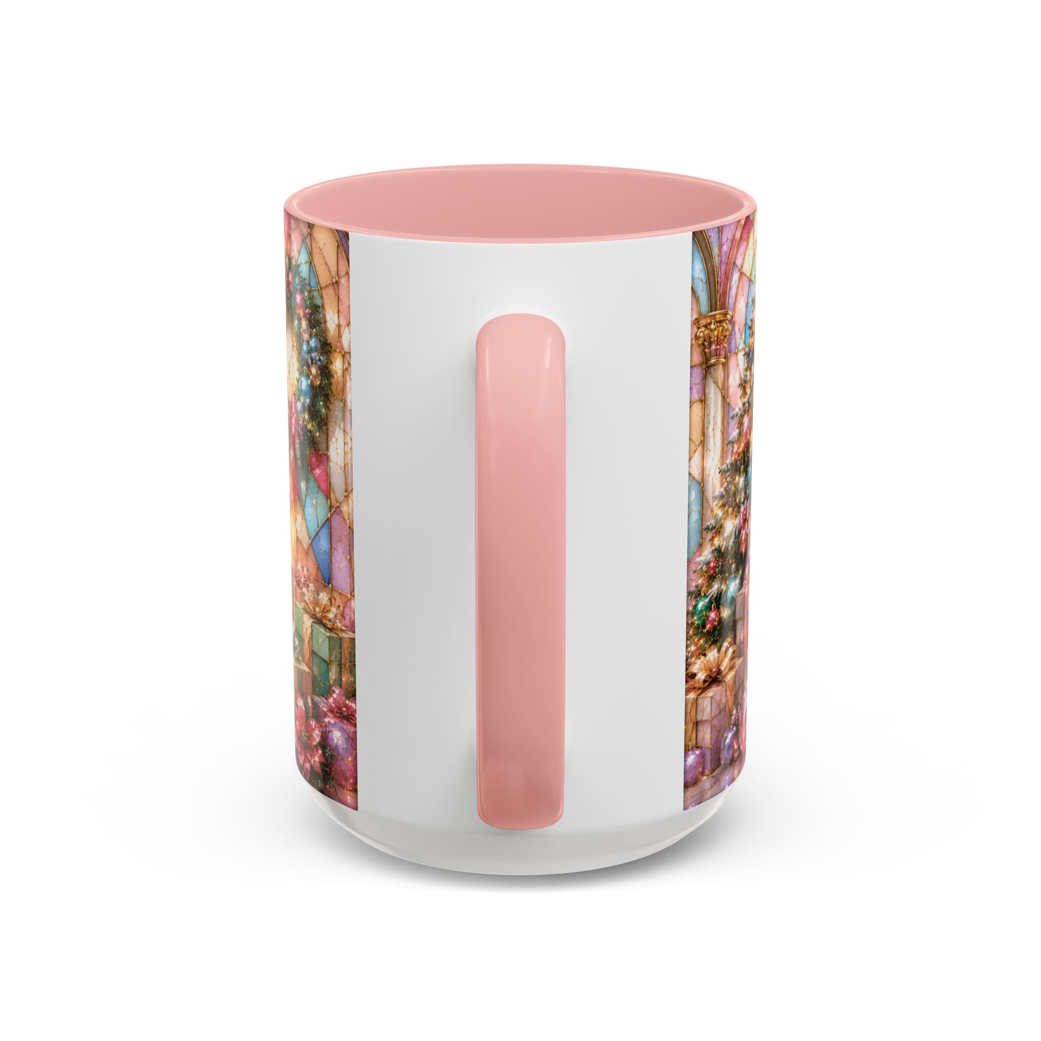 Nutcracker Christmas Coffee Mug – Festive Stained-Glass Holiday Accent Cup (11/15oz) Gift for Her