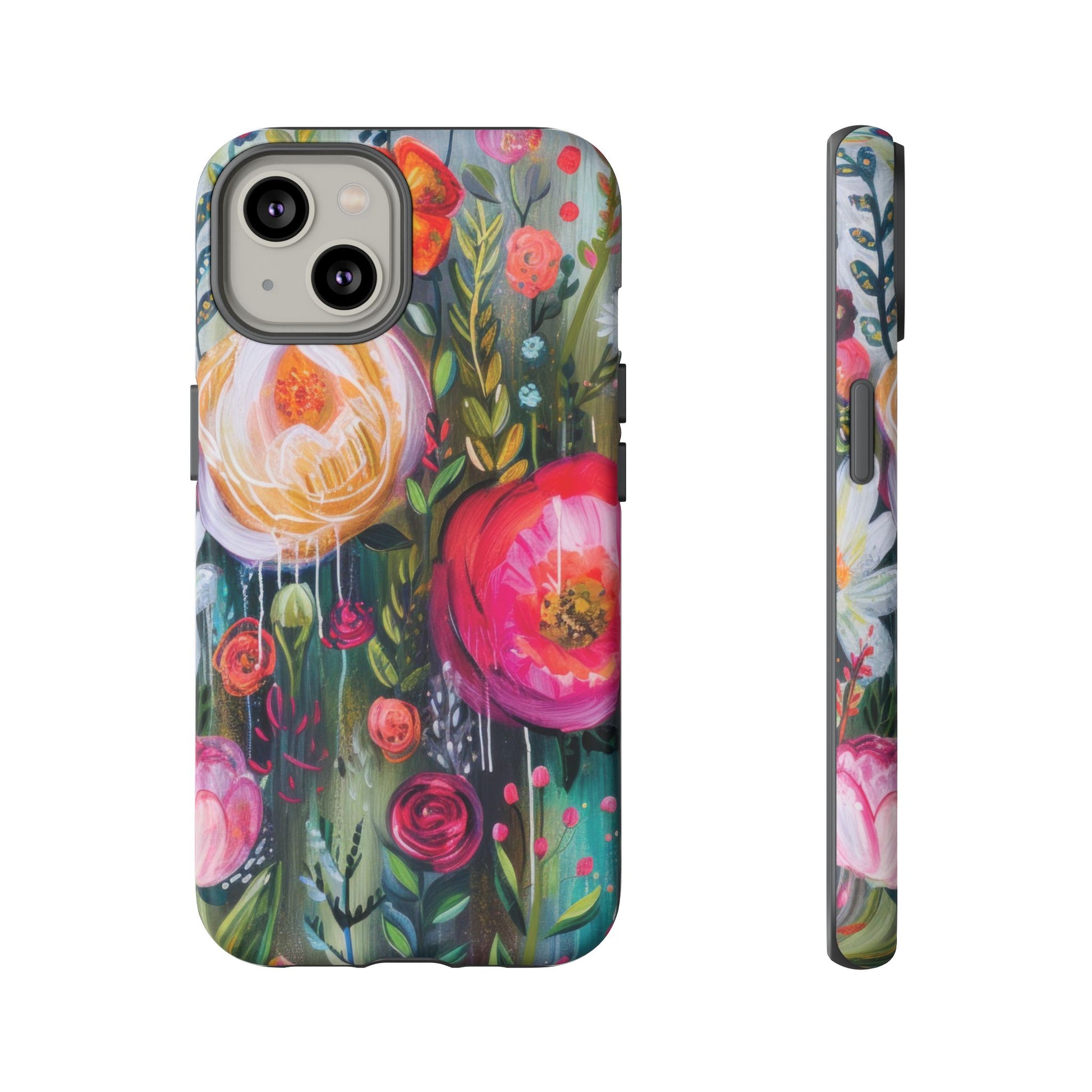 Watercolor Boho Floral Phone Case for iPhone 17 case Samsung, and Pixel | Stylish Protective Cover Gift for Her Perfect for Floral Lover