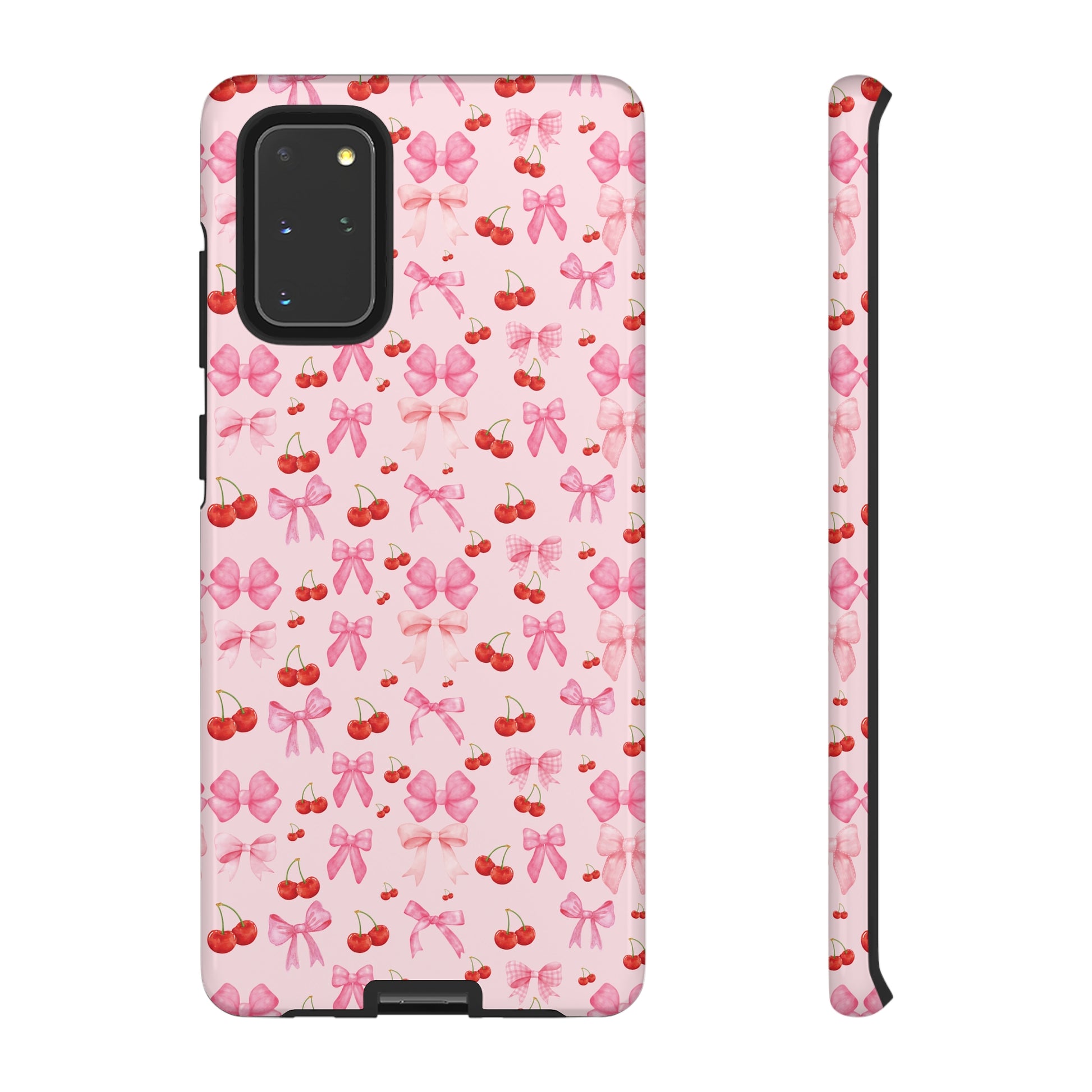 Coquette phone case Cherry Coquette Ribbon Bow iPhone Case Fruity, Girly Gift for Her Phone 15, Samsung iPhone Samsung Gift for Her Case iPhone 15, Samsung iPhone Samsung Accessory Gift for Her.