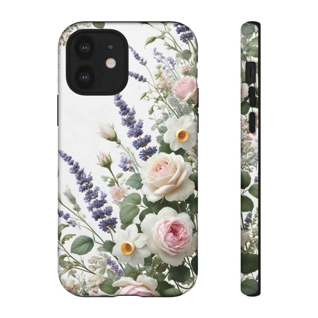 Boho Floral Fall Phone Case for iPhone 17,16  21 23 Samsung, and Pixel | Stylish Protective Cover Gift for Her Perfect for Floral Lover