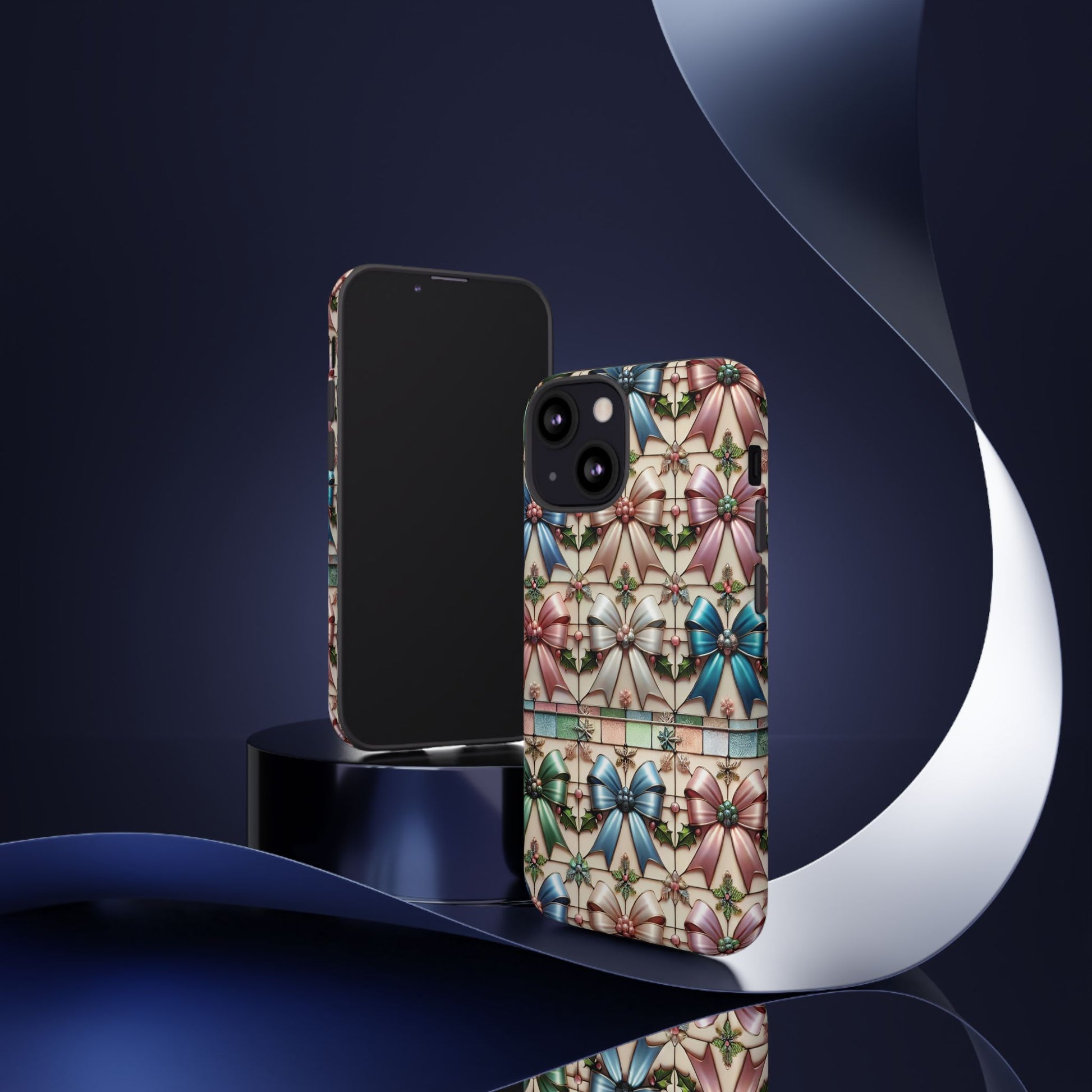 Coquette Bows Pastel Phone Case for iPhone 17 ,  15 14 13 12  21 23 Samsung, and Pixel | Stylish Protective Cover Gift for Her Perfect for Floral Lover