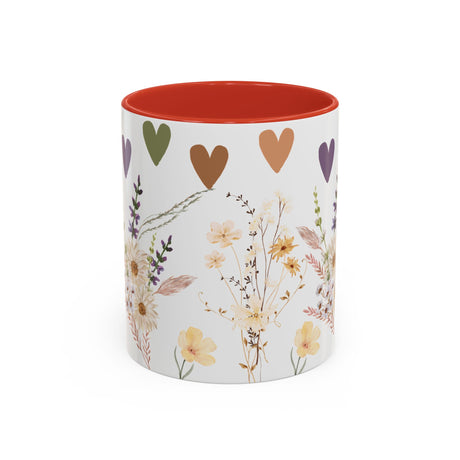 Wildflower Ceramic Mug Elegant Gift for Coffee or Tea Lovers Perfect for Mothers Day Birthdays and Adding Charm to Any Kitchen Gift