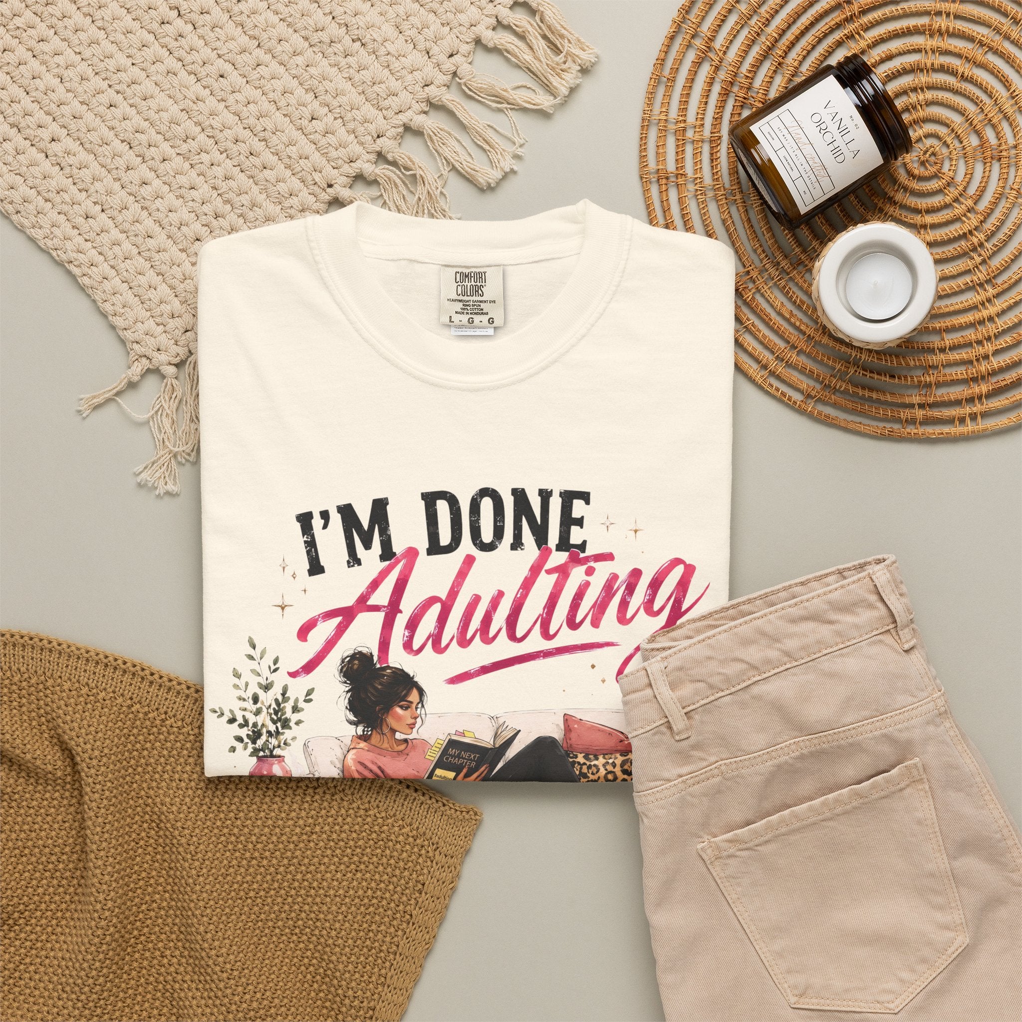I'm DONE Adulting T-Shirt — Funny Sarcastic Graphic Tee