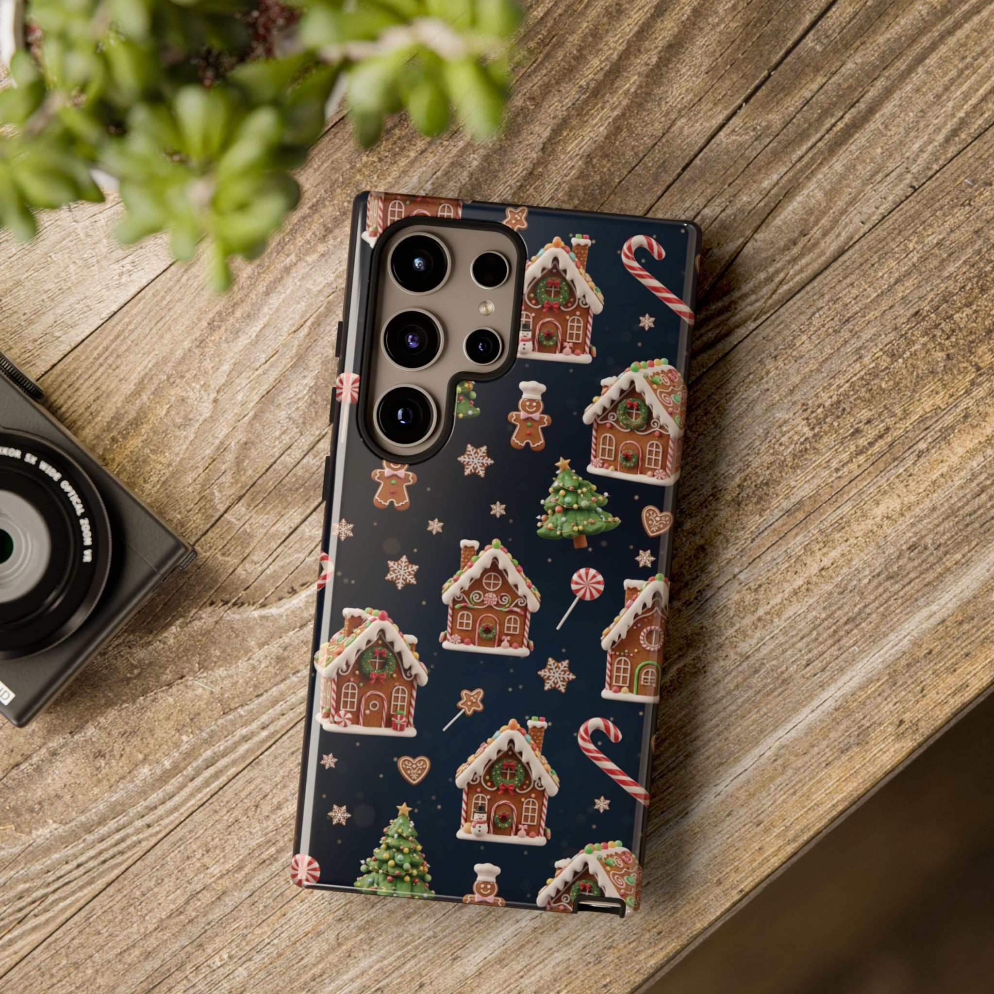 3D Gingerbread House Christmas Phone Case | Premium Holiday Gift Cover for iPhone 17, iPhone, and Samsung Galaxy Gift for Her or Him