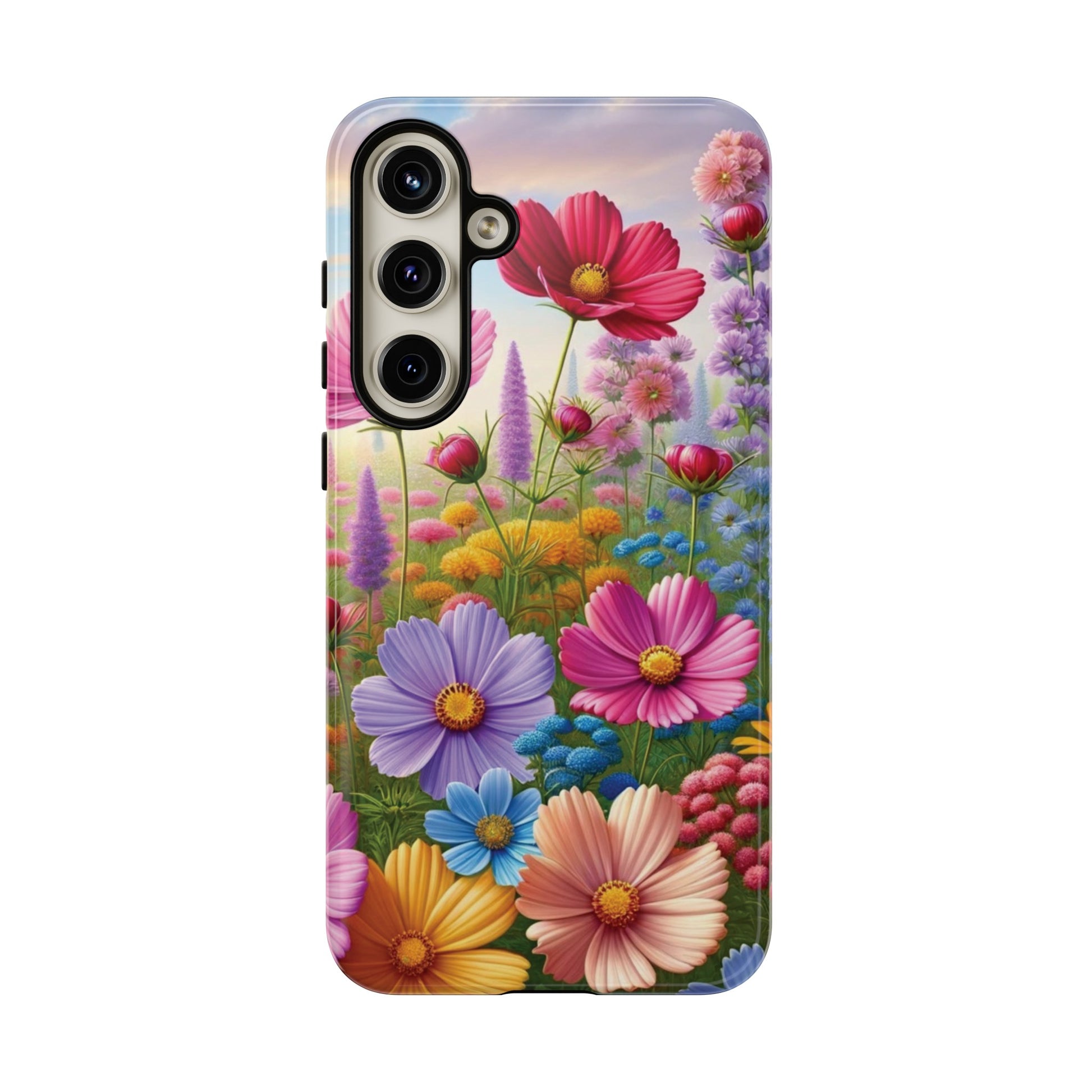 Bright Floral Phone Case Durable for iPhone Samsung Gift iPhone 15, 14, 13 Samsung Pixel Gift for Mom Accessory Gift for Her