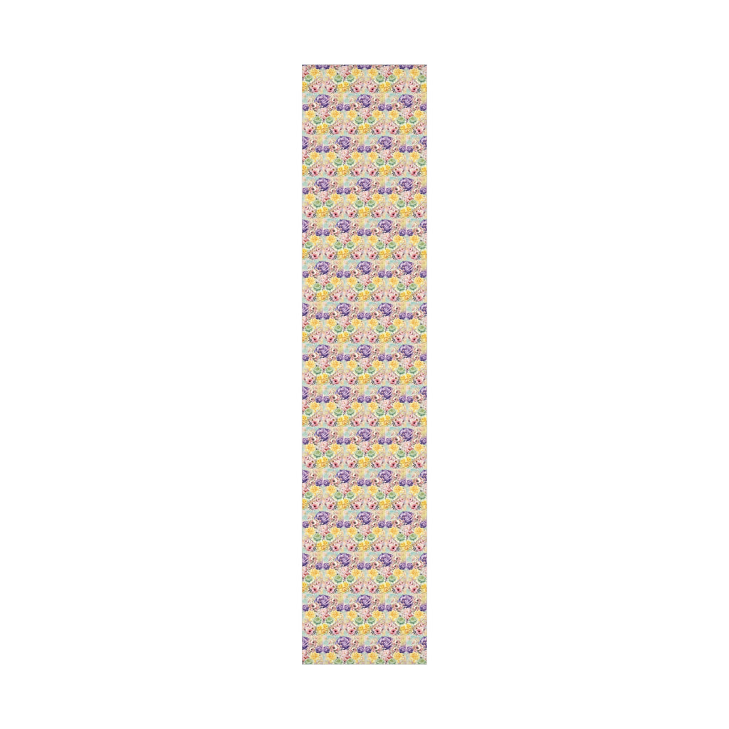 Pastel Floral Wrapping Paper | Vibrant Seasonal Blooms | Perfect for Birthdays, Special Occasions | Premium Quality Gifts Moms Weddings