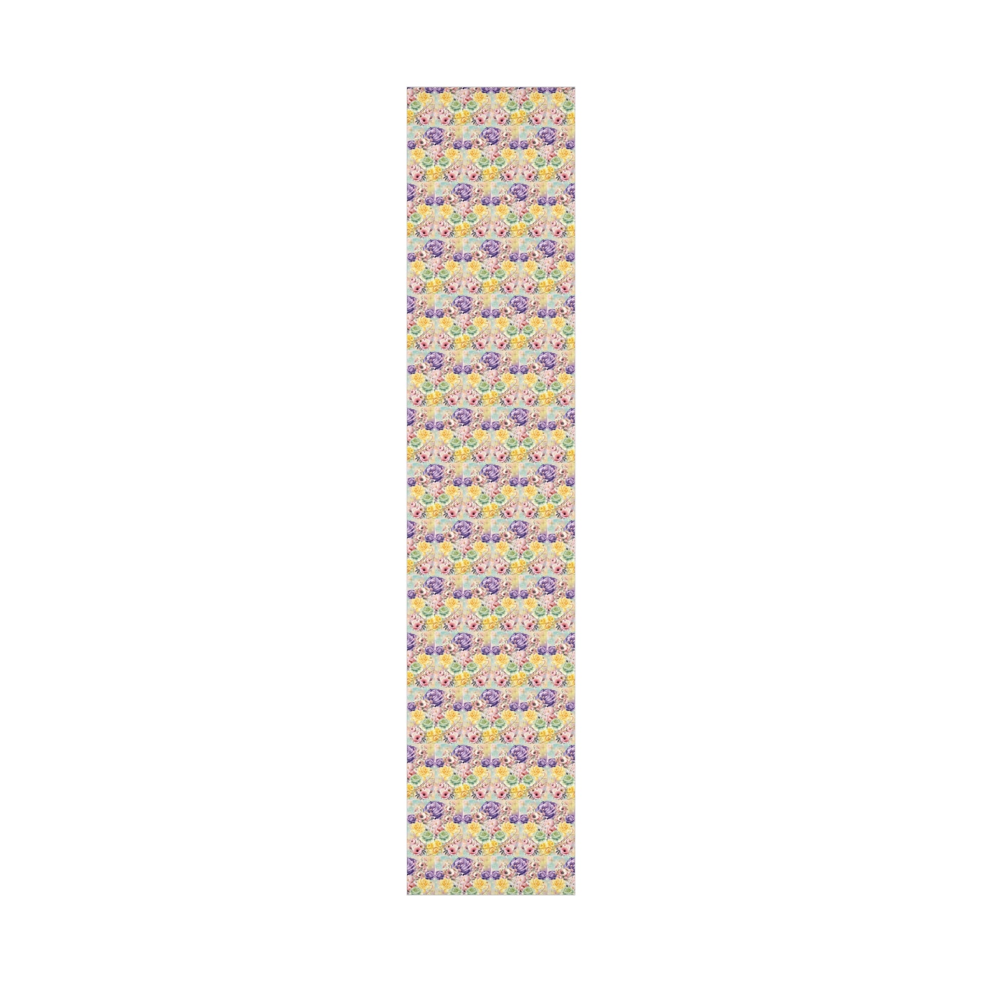 Pastel Floral Wrapping Paper | Vibrant Seasonal Blooms | Perfect for Birthdays, Special Occasions | Premium Quality Gifts Moms Weddings