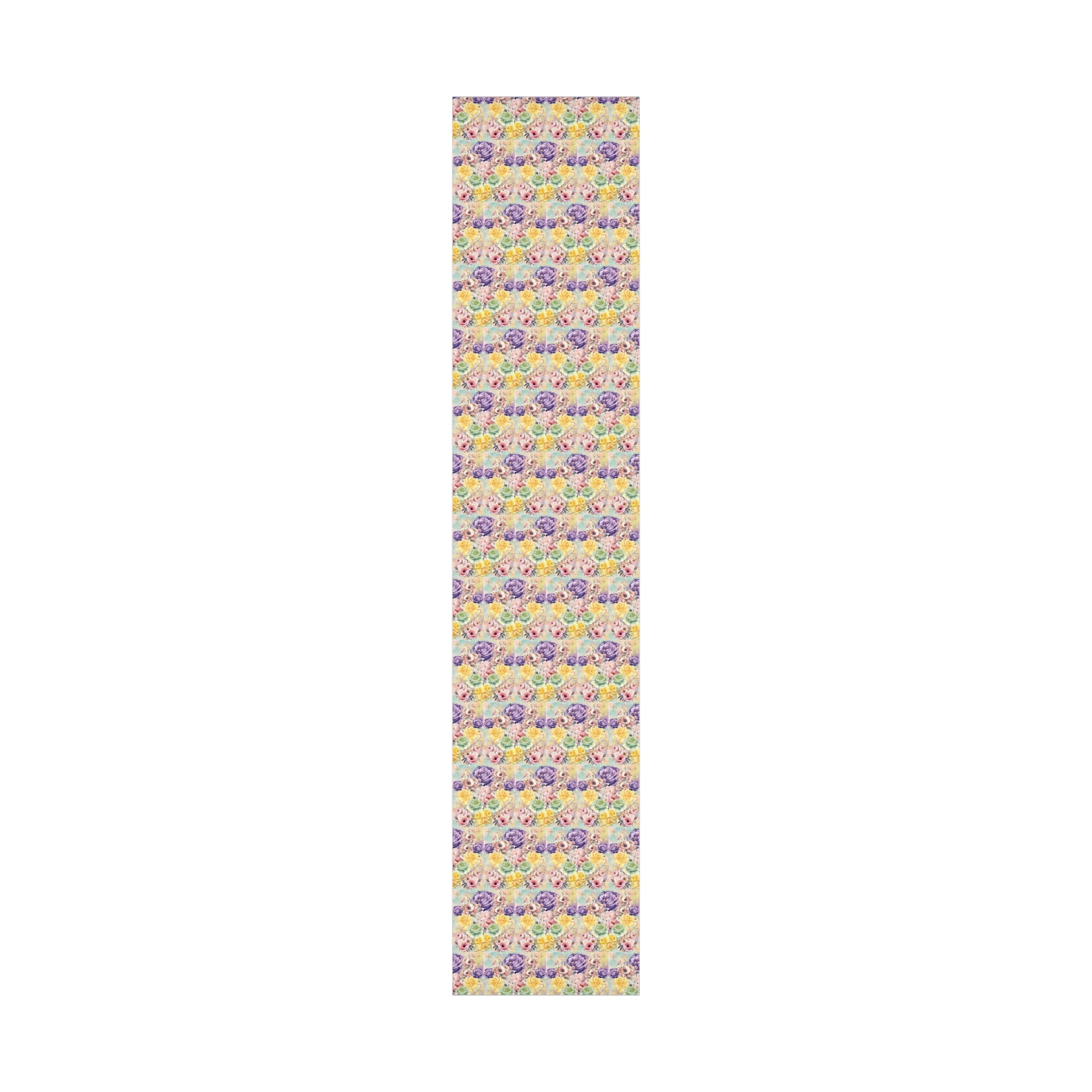 Pastel Floral Wrapping Paper | Vibrant Seasonal Blooms | Perfect for Birthdays, Special Occasions | Premium Quality Gifts Moms Weddings
