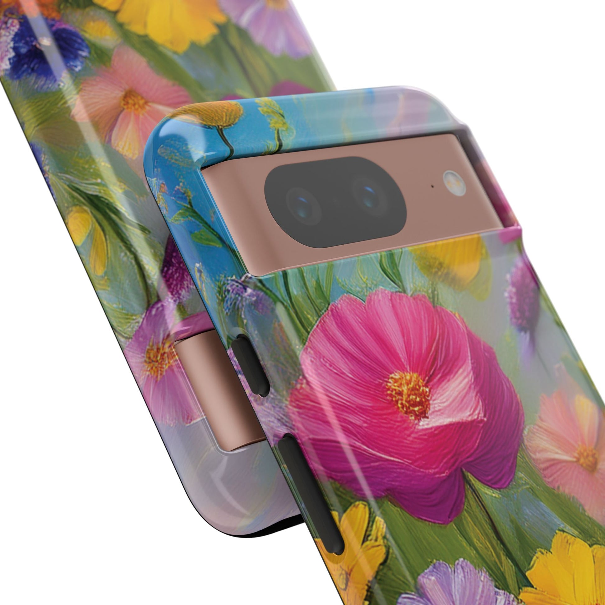 Vibrant Wildflower Painting Phone Case Hand-Painted Floral Art Design | Bright Nature-Inspired Cover | Perfect Gift for Flower Lovers iPhone & Galaxy