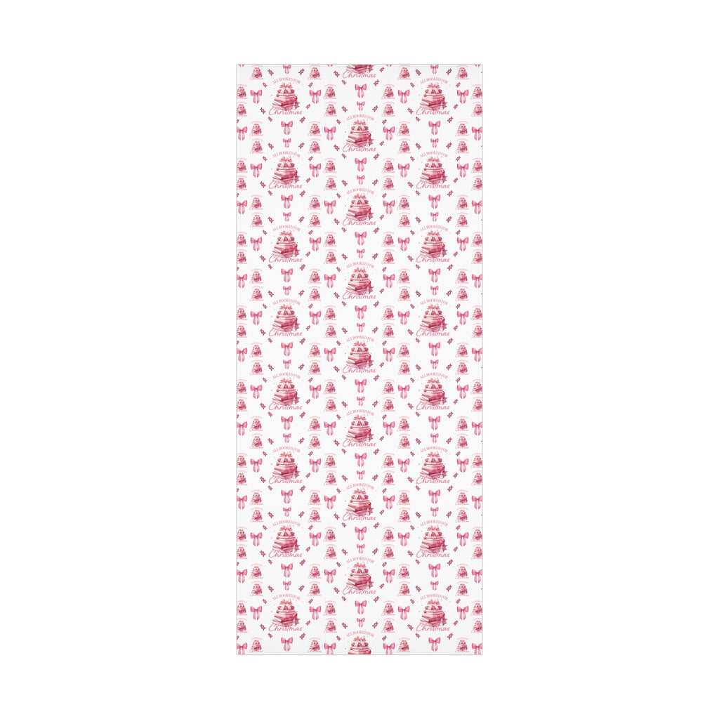 All Booked for Christmas Pink Books & Bows Holiday Edition Perfect for Book Lovers! Celebrate the Joy of Reading with Festive Charm in This Limited Christmas Collection Premium Quality - MRSBYVALLE
