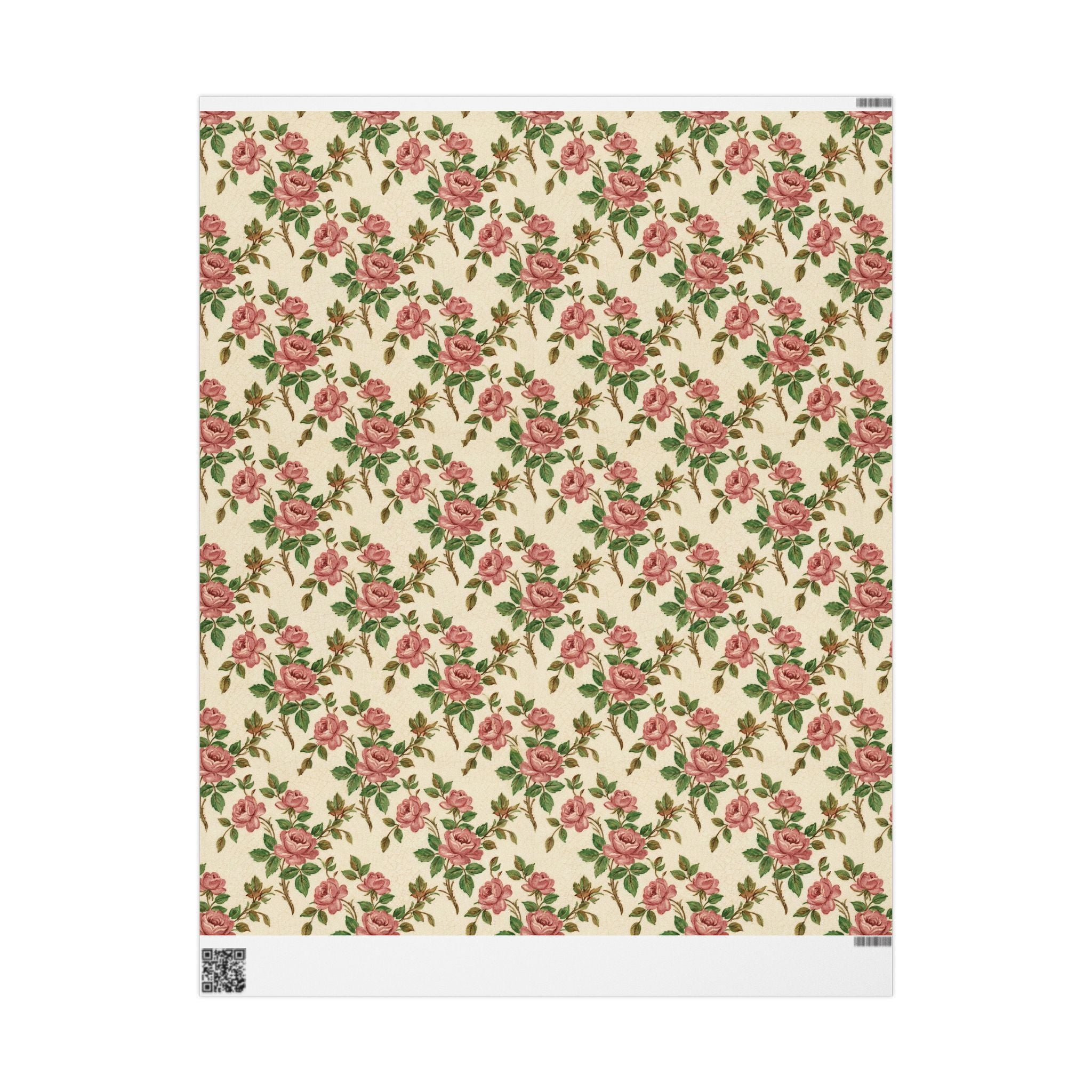 Franciscan Roses Gift Wrap | Vintage Floral Wrapping Paper for Gifts