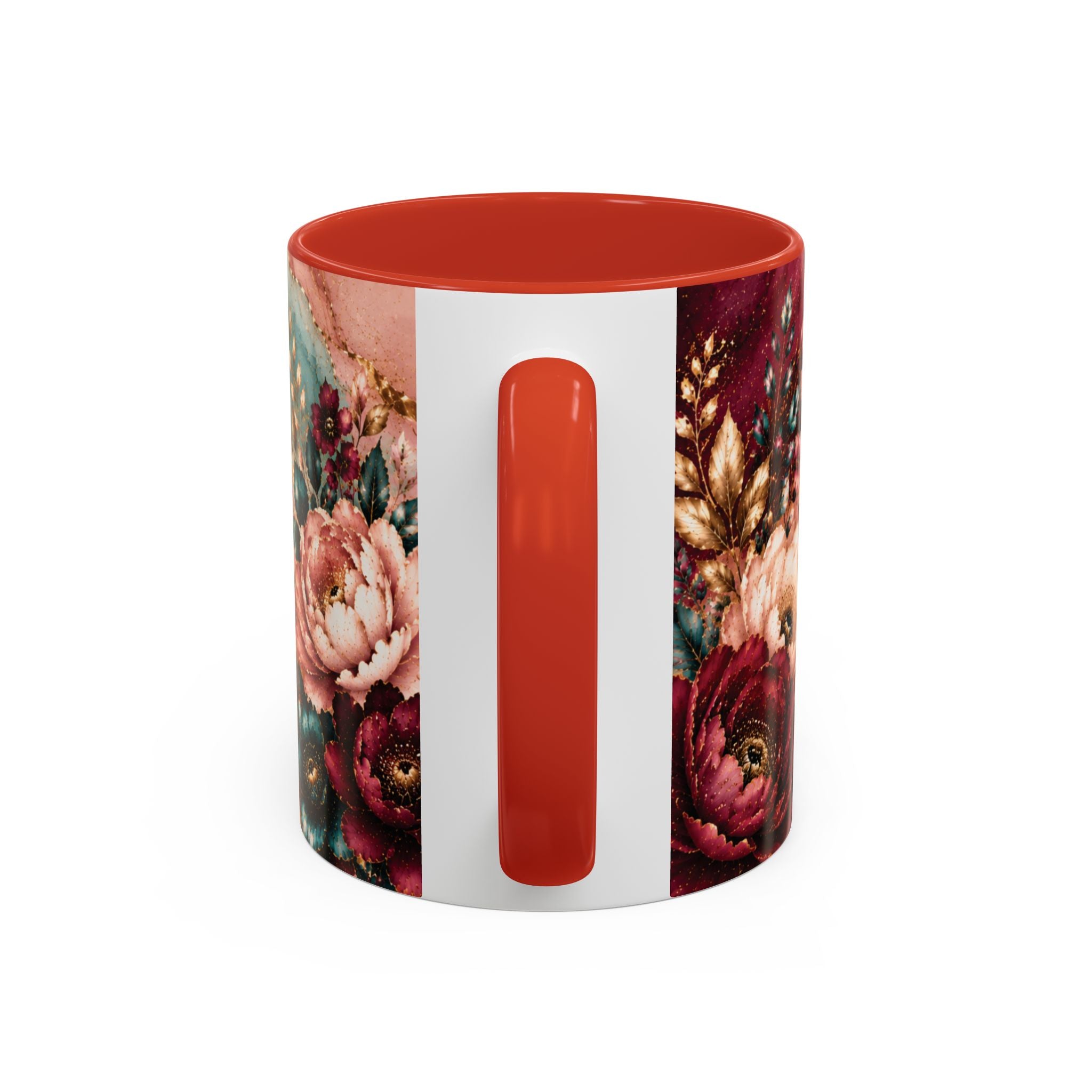 Personalized Name Mug for Women, Inspirational Color Handle Coffee Mug, 11 oz or 15 oz Gift for Her