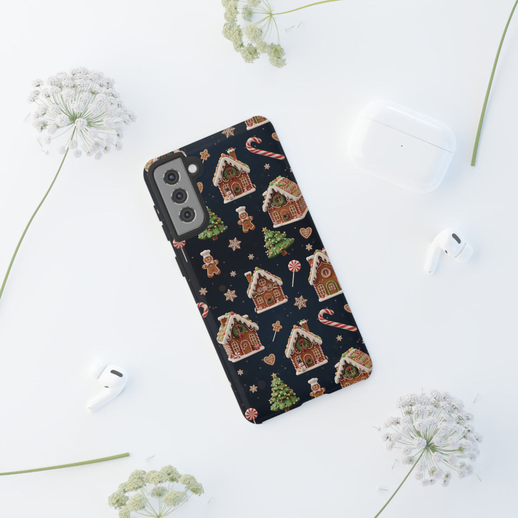 3D Gingerbread House Christmas Phone Case | Premium Holiday Gift Cover for iPhone 17, iPhone, and Samsung Galaxy Gift for Her or Him