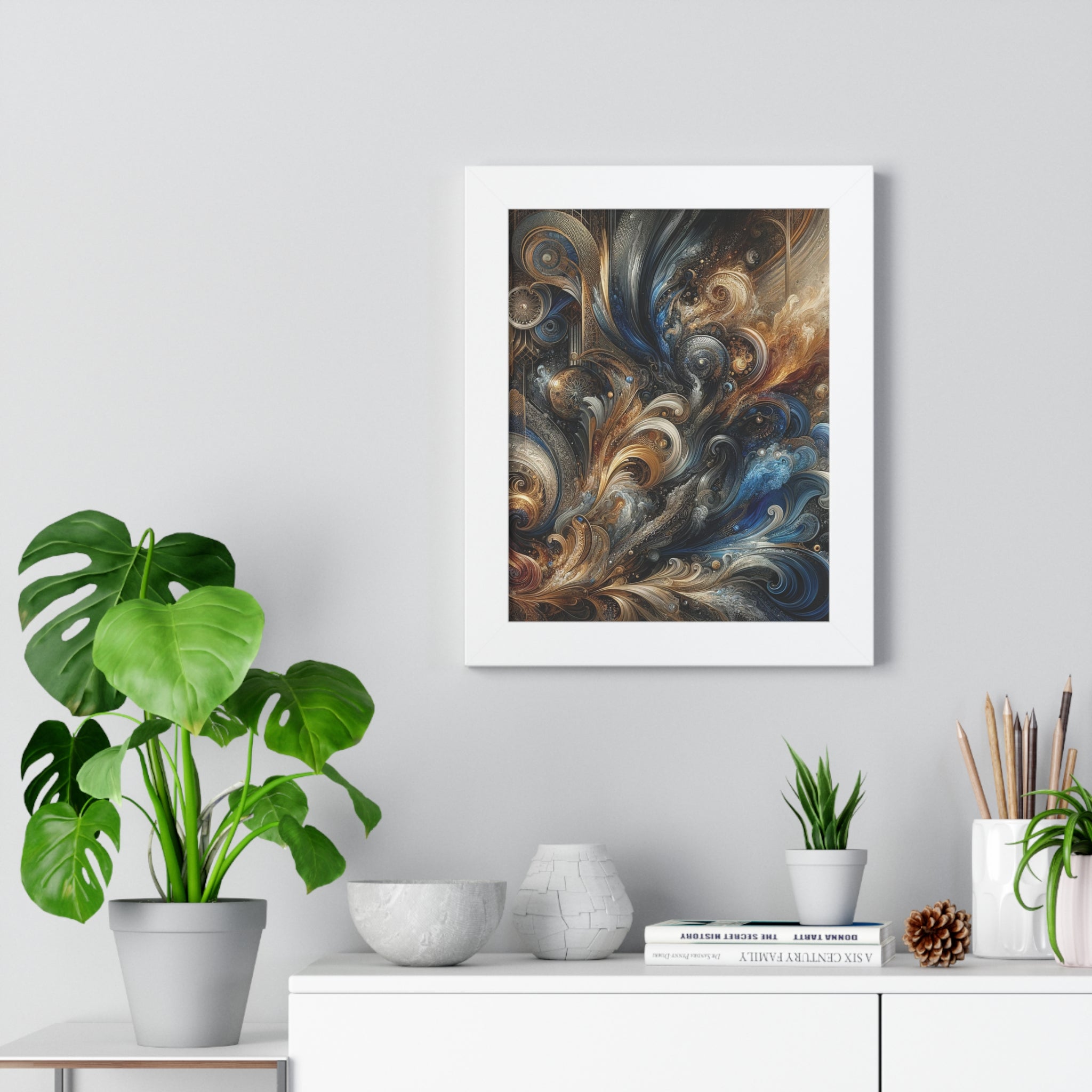 Framed Vertical Poster Elegance in Every Stroke Premium Framed Vertical Posters Oil Art Mastery on Archival Matte Paper, Securely Encased in Black, White, or Walnut Frames with Durable Acrylic Protection Ready to Hang  Timelessly Crafted..