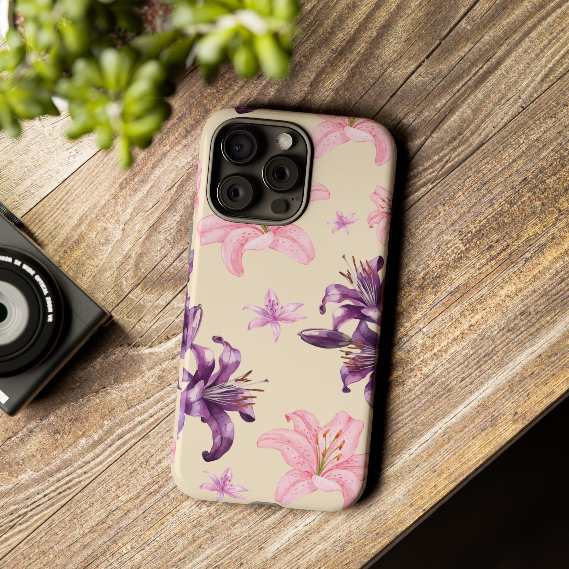 Blooming Tiger Lily Phone Case - Compatible with iPhone, Samsung, and Pixel | Stylish Protective Cover Gift for Her Perfect for Floral Lover