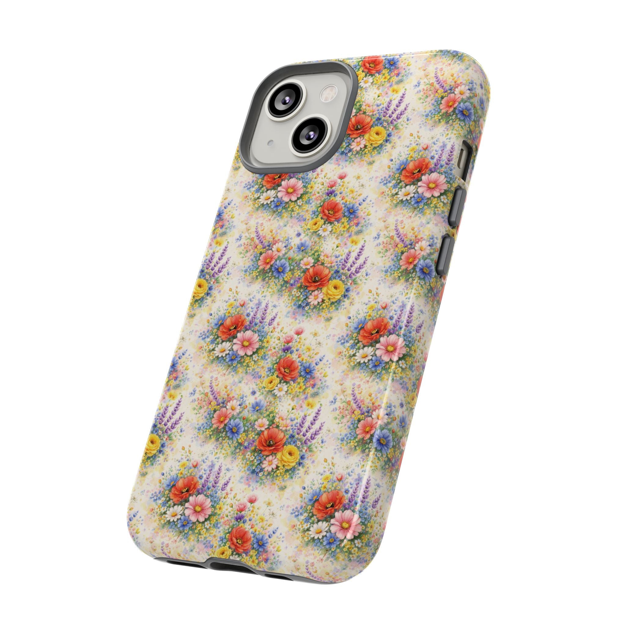 Watercolor Wildflowers Phone Case — Tough Cases
