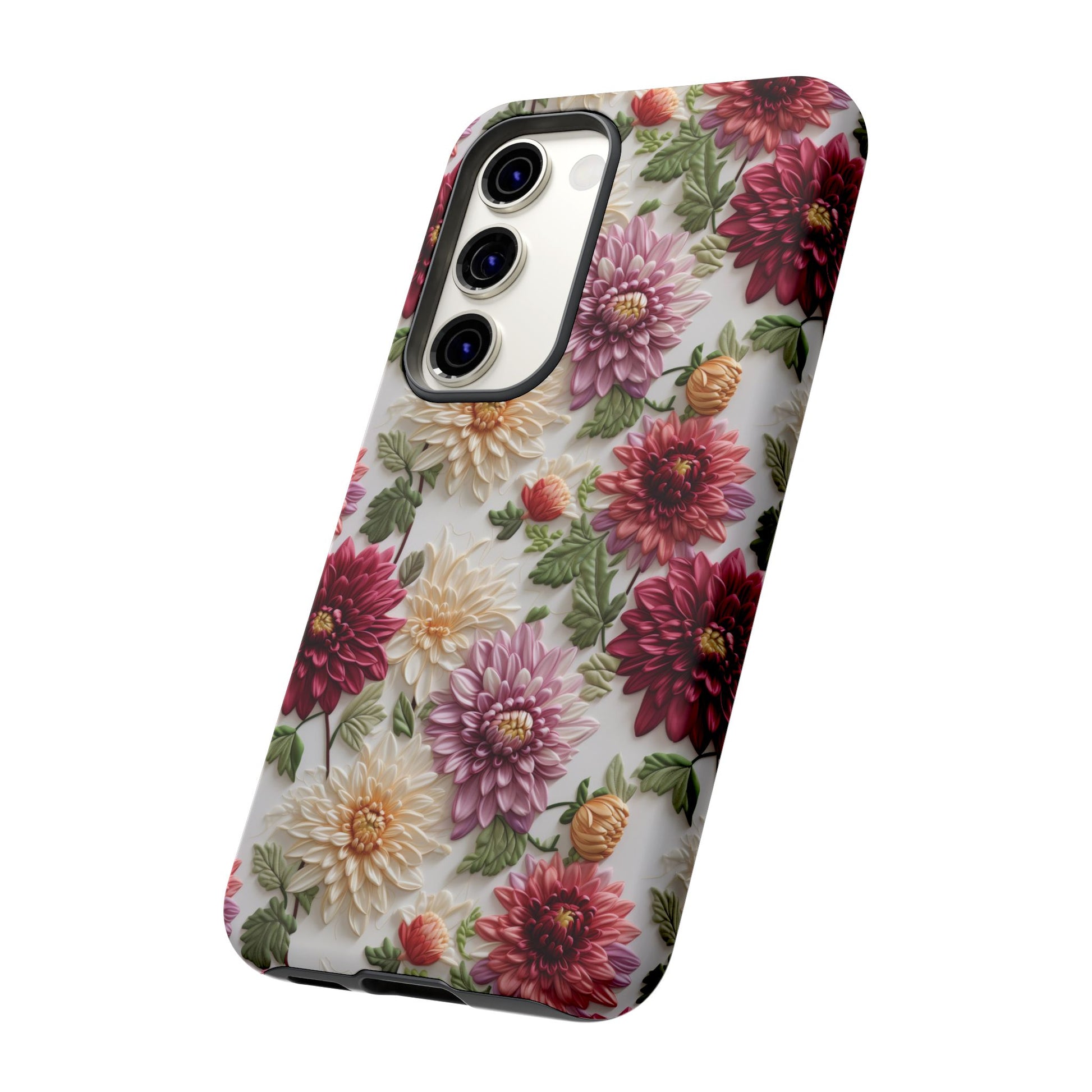Floral Fall Phone Case for iPhone 16 pro15 14 13 12  21 23 Samsung, and Pixel | Stylish Protective Cover Gift for Her Perfect for Floral Lover
