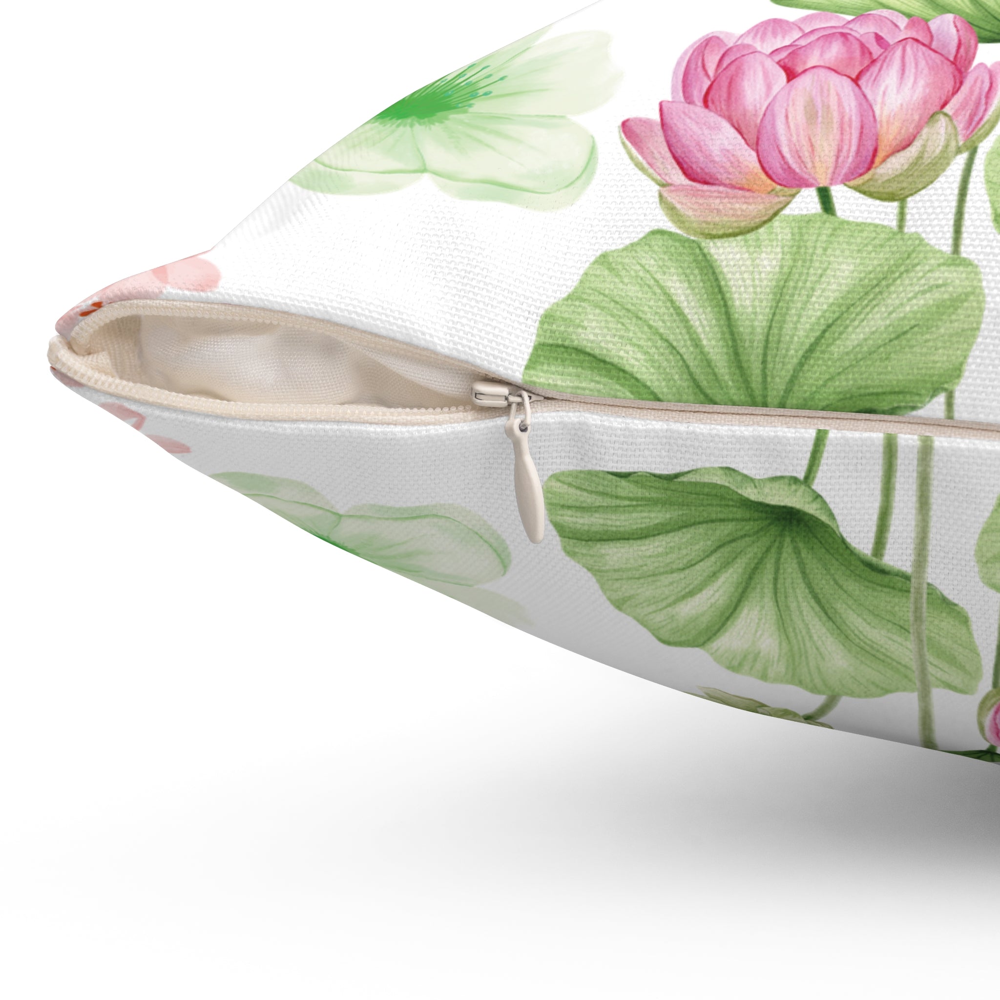 Pink and Purple with Cherry Blossoms  Luxurious Chenille Decorative Pillow Living Room Comfort for Bedroom or Housewarming Gift New House, Bridal Shower Gift