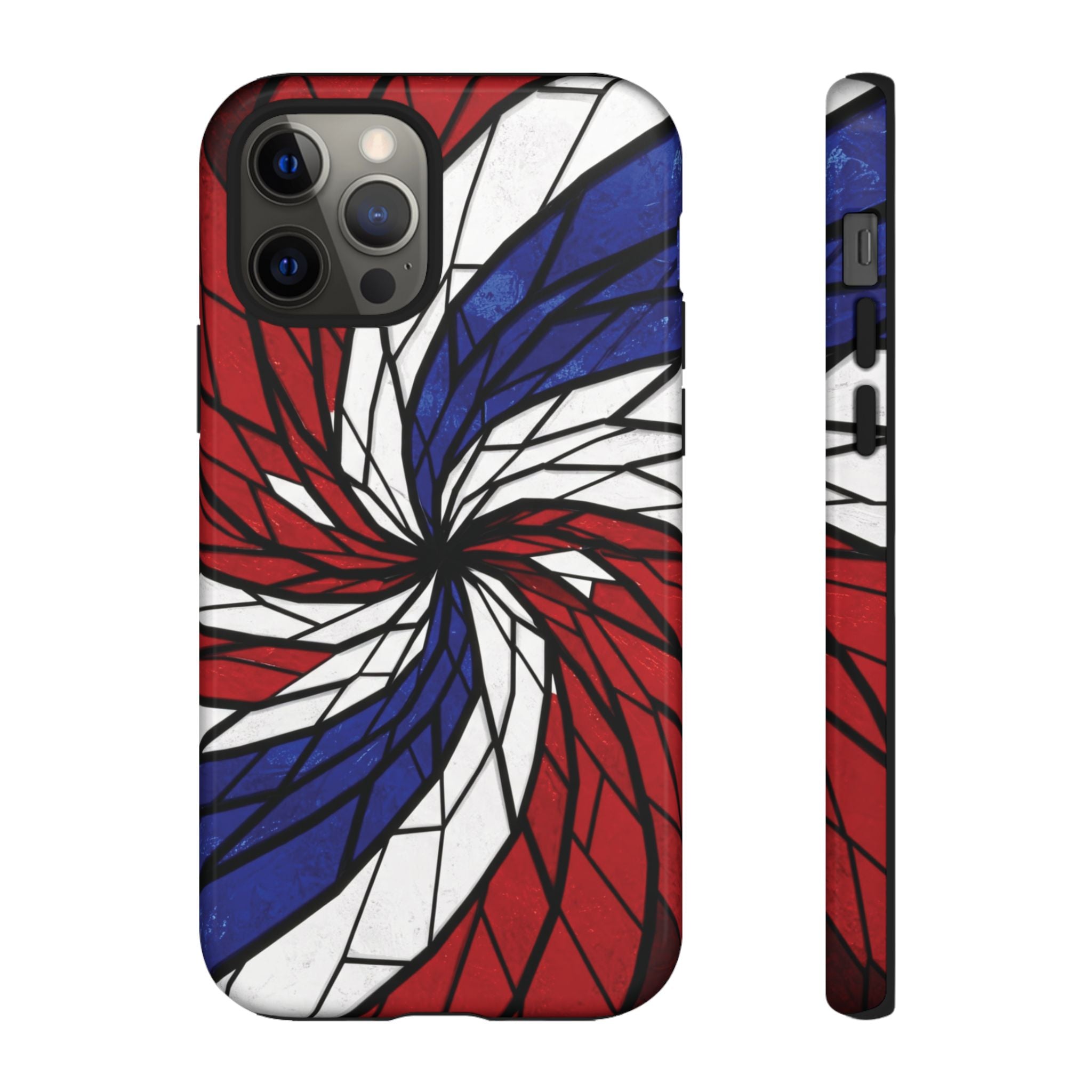 Patriotic Red White & Blue Phone Case – USA Flag Design, Independence Day Gift, Protective Cover for iPhone, Samsung, Pixel