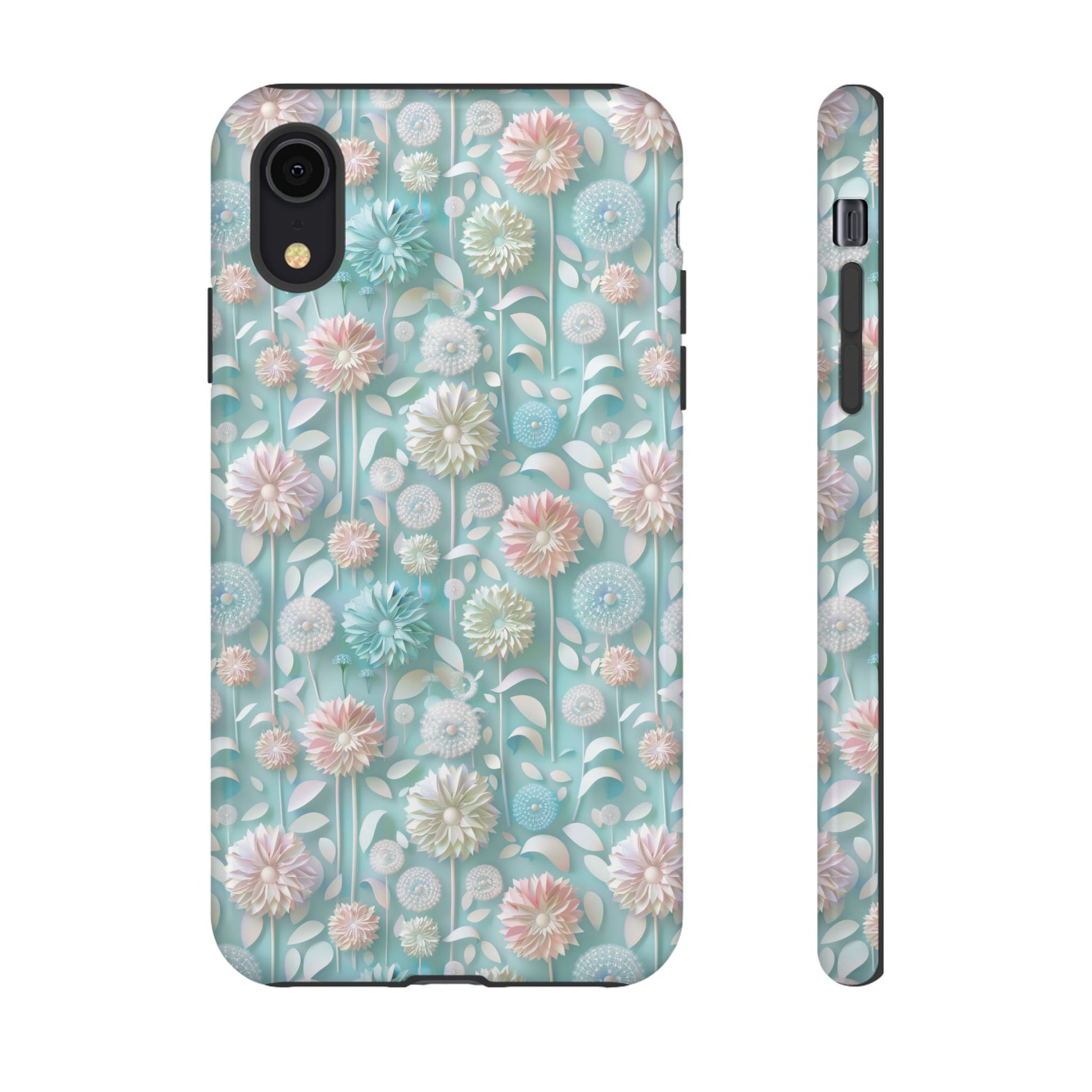 Pastel Floral Phone Case for iPhone & Samsung | Elegant and Slim Design with Shockproof Protection | Durable, Scratch-Resistant, and Lightweight | Stylish Accessory