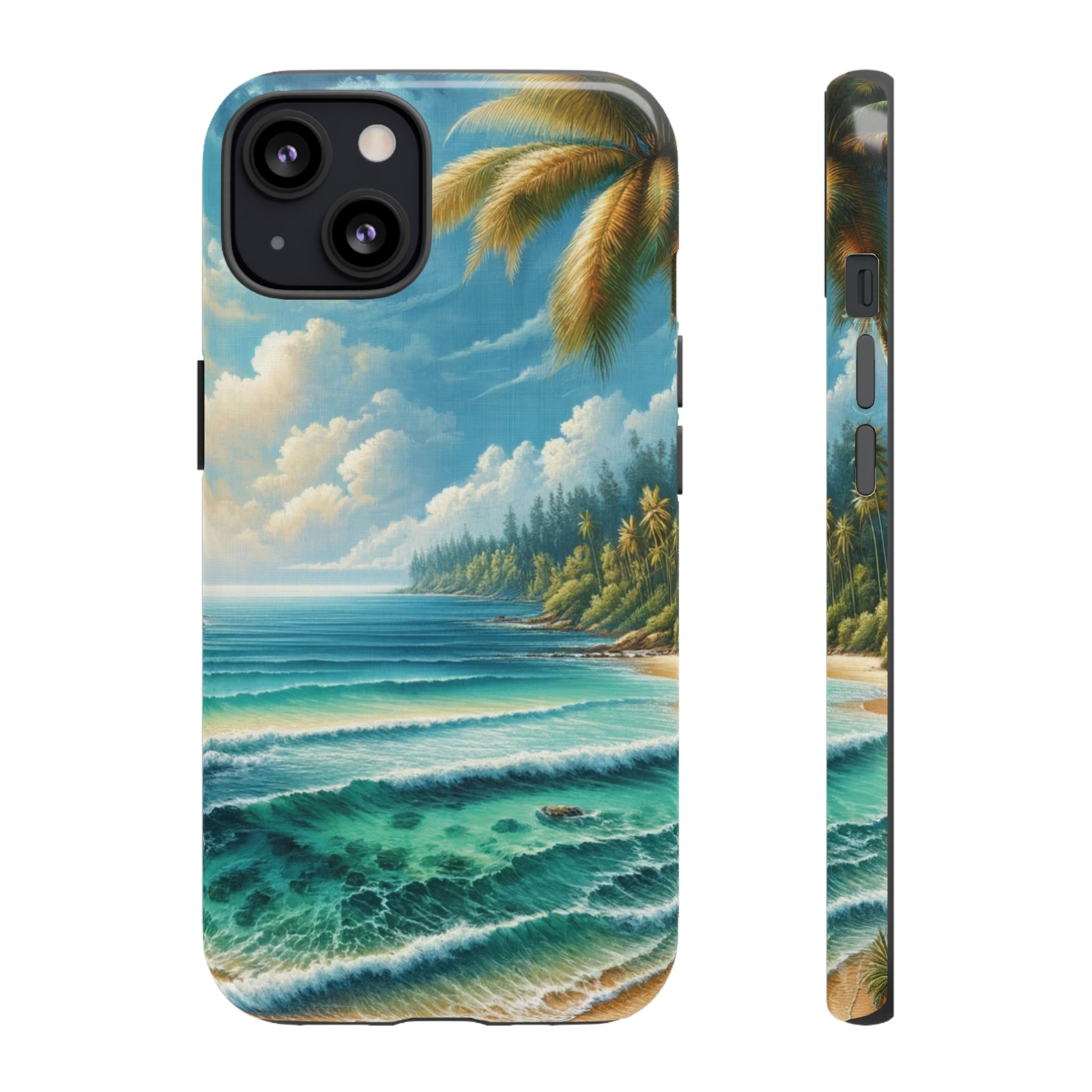 Coastal Serenity Ocean Beach View Protective Phone Case Gift for Her Phone 15, Samsung iPhone Samsung Gift for Her Case iPhone 15, Samsung iPhone Samsung Accessory Gift for Her.